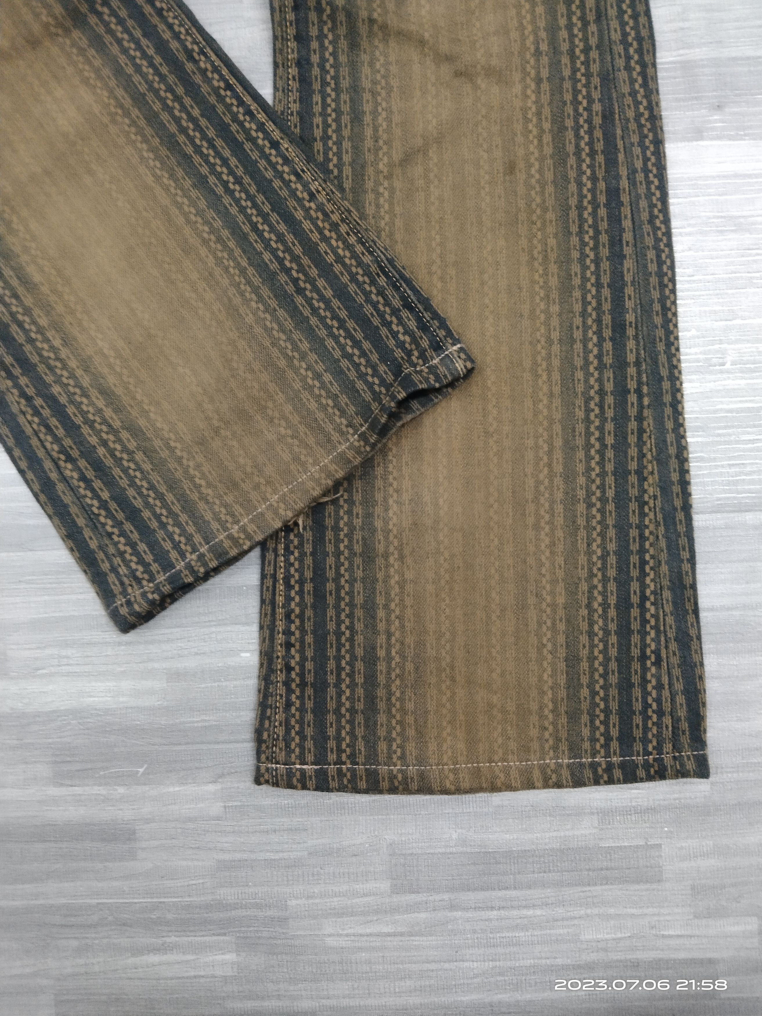 Japanese Brand FLARE SICK RUSTY BLUE WAY🇯🇵DENIM PANTS Size US 28 / EU 44 - 7 Thumbnail