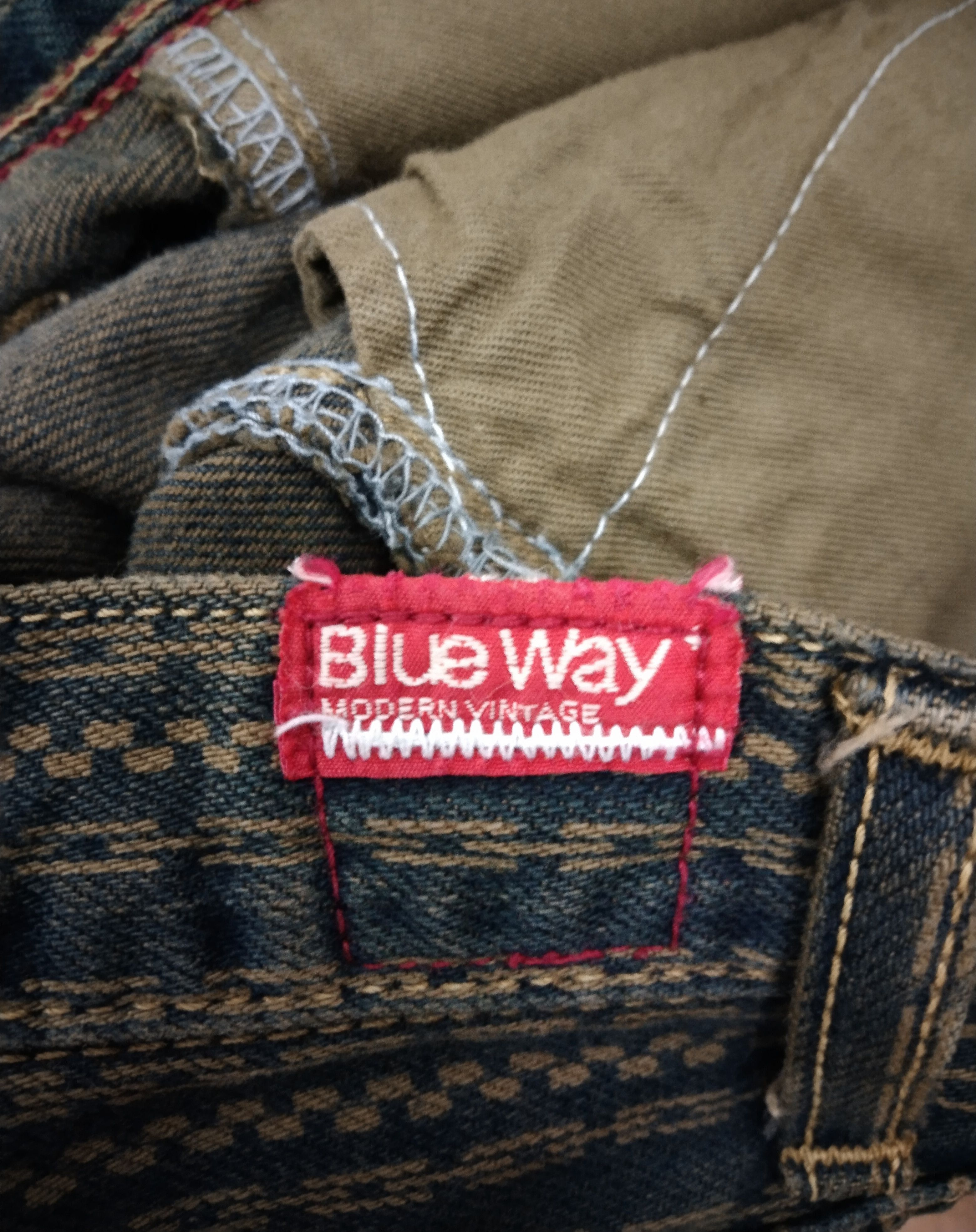 Japanese Brand FLARE SICK RUSTY BLUE WAY🇯🇵DENIM PANTS Size US 28 / EU 44 - 9 Thumbnail