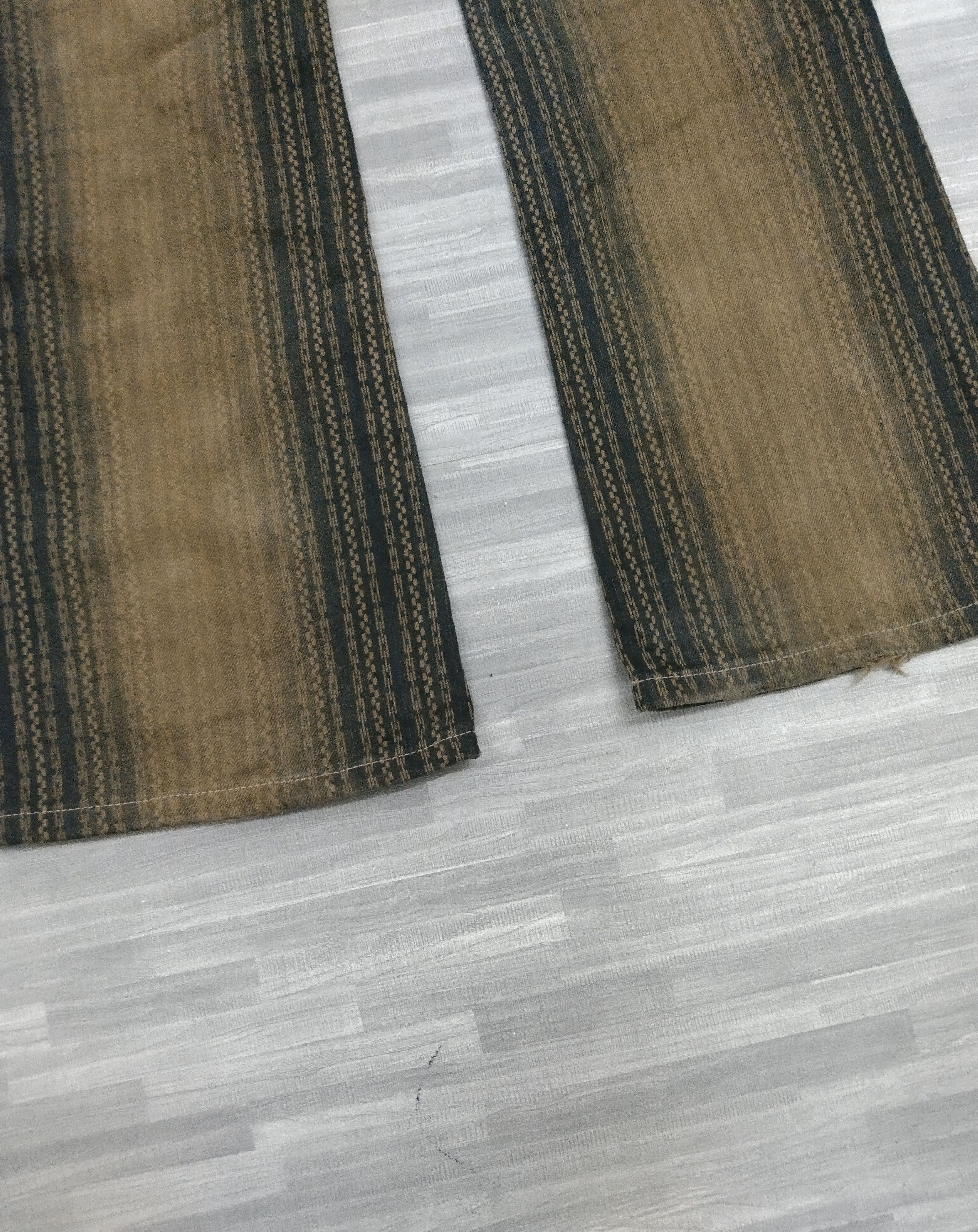 Japanese Brand FLARE SICK RUSTY BLUE WAY🇯🇵DENIM PANTS Size US 28 / EU 44 - 6 Thumbnail