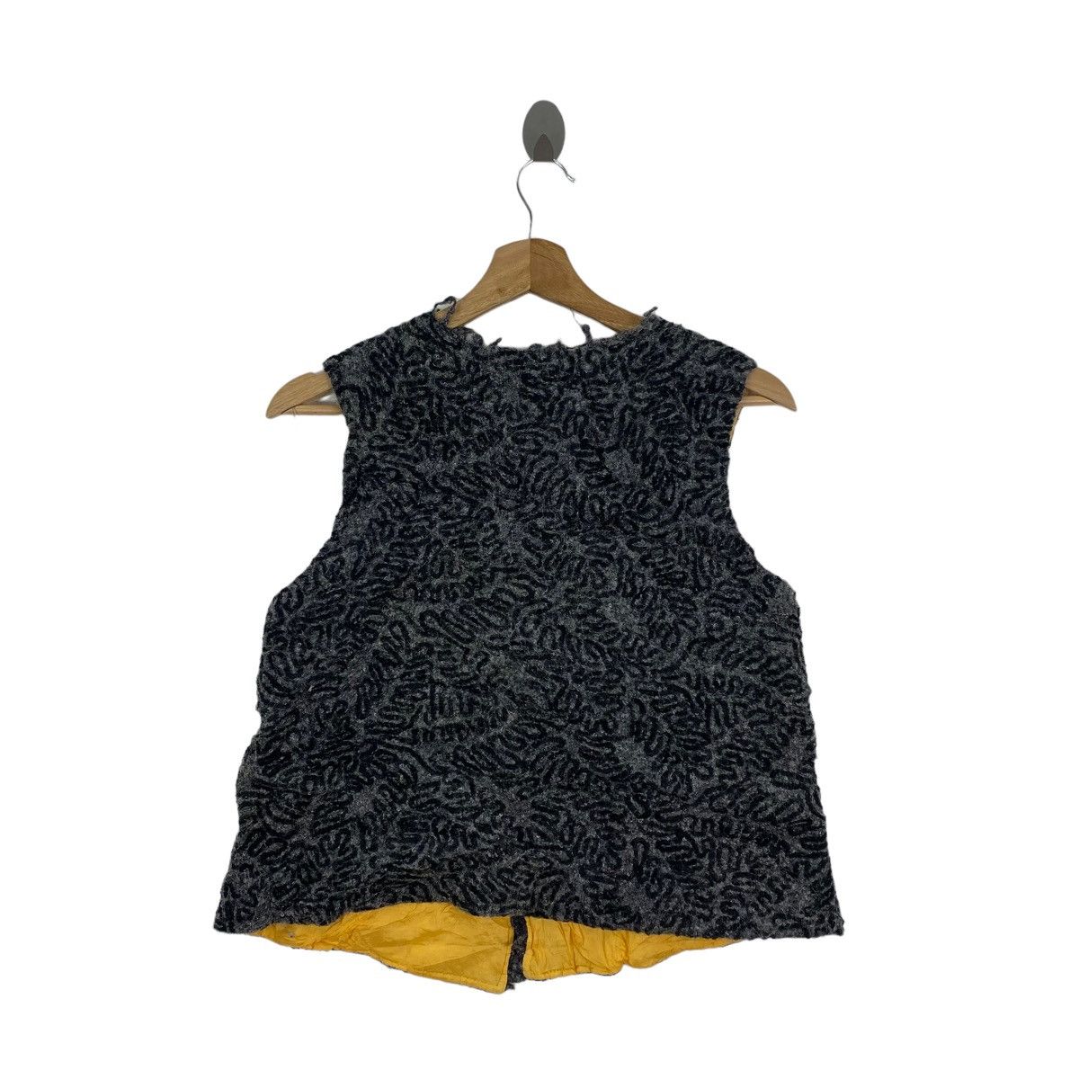 Vintage Vintage GRAZIA Italian Brand Wool Grey Vest Size S / US 4 / IT 40 - 3 Thumbnail