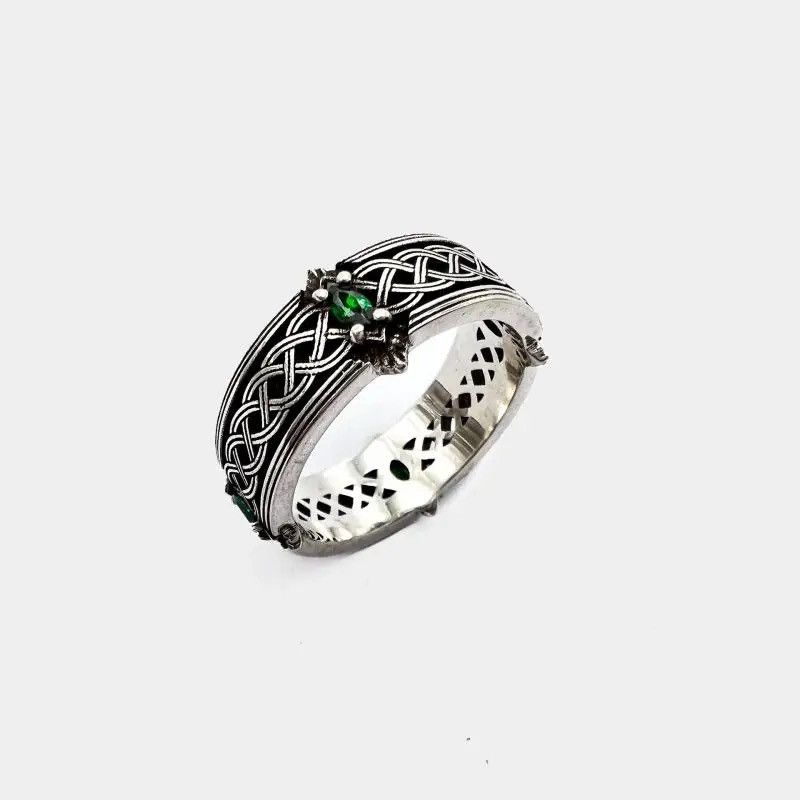 Japanese Brand × Jewelry × Vintage Zircon Inlaid Witch Knot Ring Size ONE SIZE - 1 Thumbnail