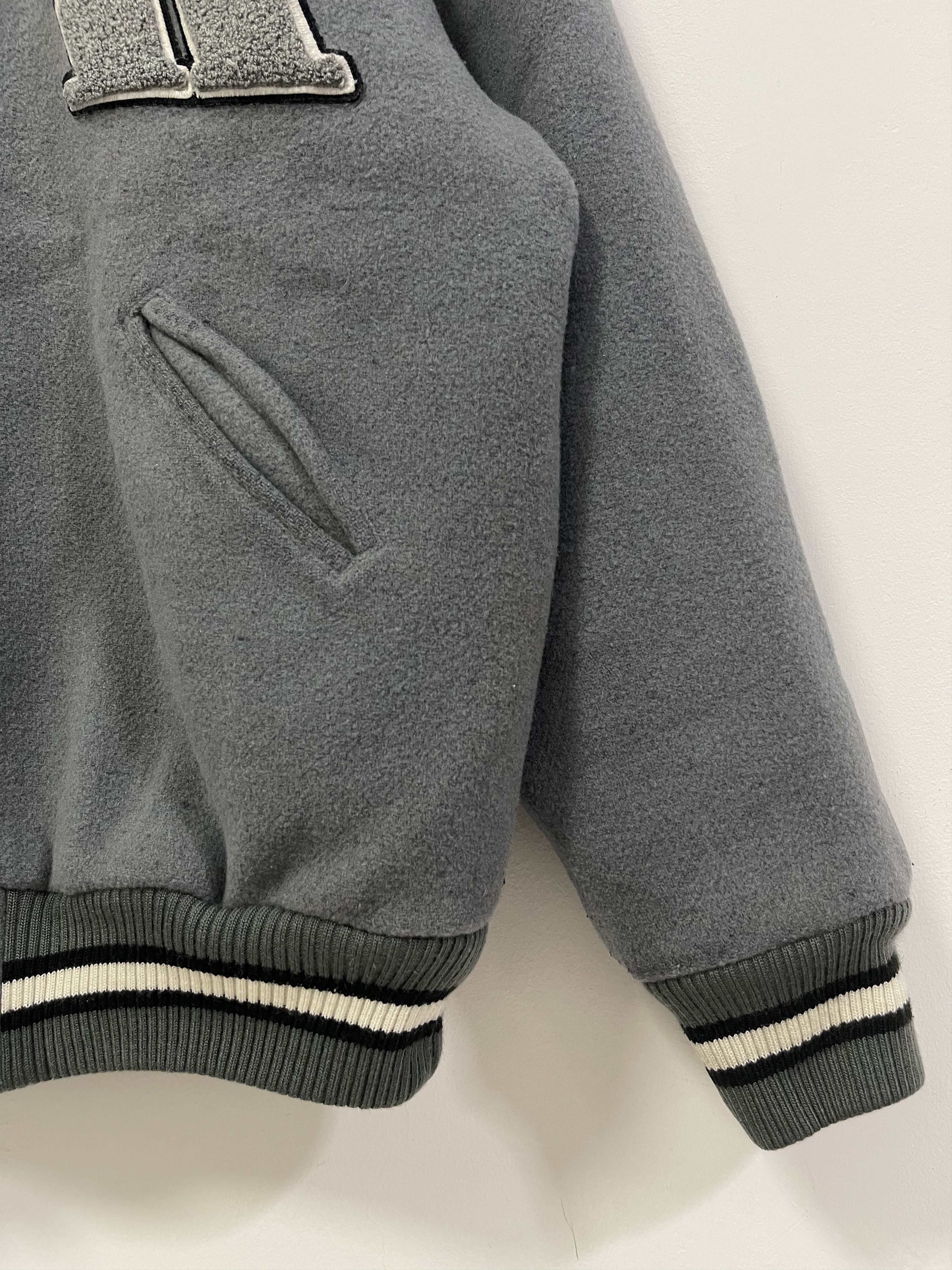Japanese Brand × Vintage Vintage Kazzrock Wool Varsity Jacket Size US L / EU 52-54 / 3 - 3 Thumbnail