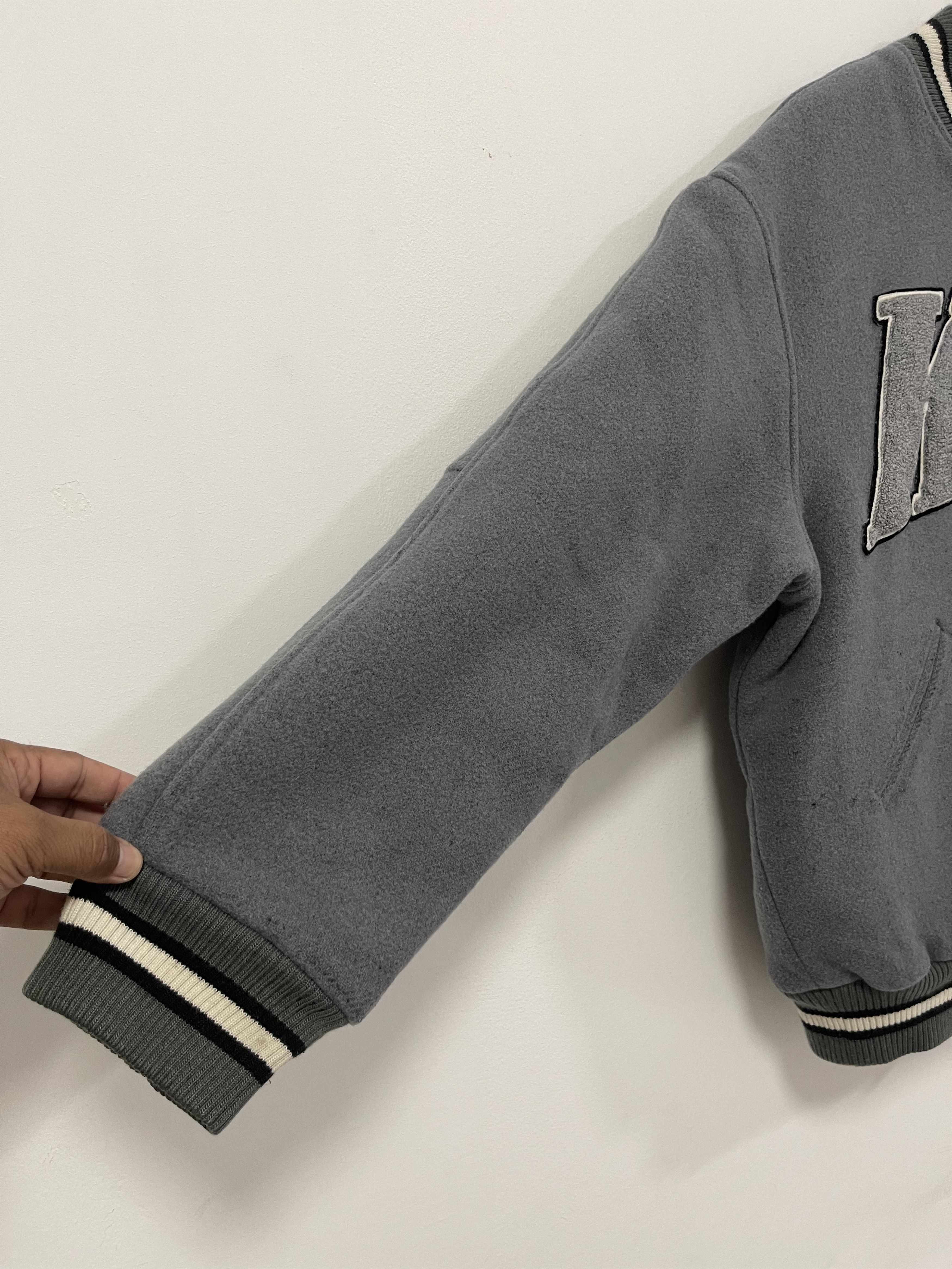 Japanese Brand × Vintage Vintage Kazzrock Wool Varsity Jacket Size US L / EU 52-54 / 3 - 6 Thumbnail
