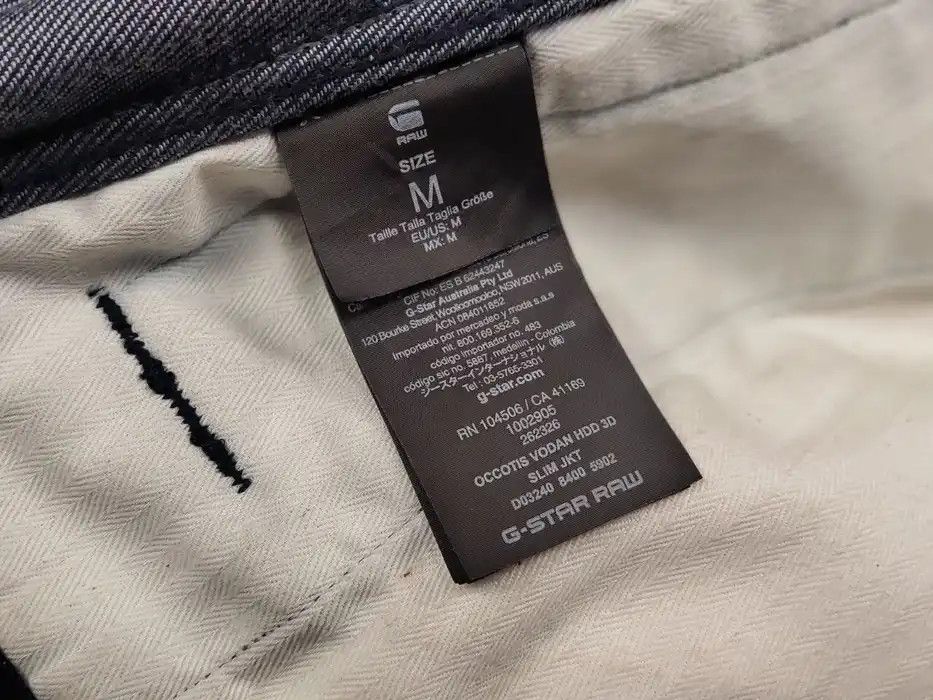 G-Star G Star Raw For The Oceans Occotic Vodan HDD 3D Denim Jacket Size US M / EU 48-50 / 2 - 10 Thumbnail