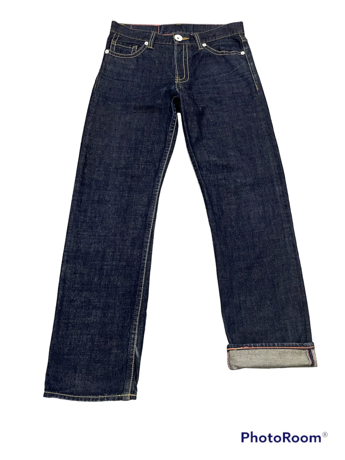 Japanese Brand × Vintage OFFER‼️VINTAGE CO&LU DAICOCK SELVEDGE LIKE EVISU JEANS Size US 32 / EU 48 - 4 Thumbnail