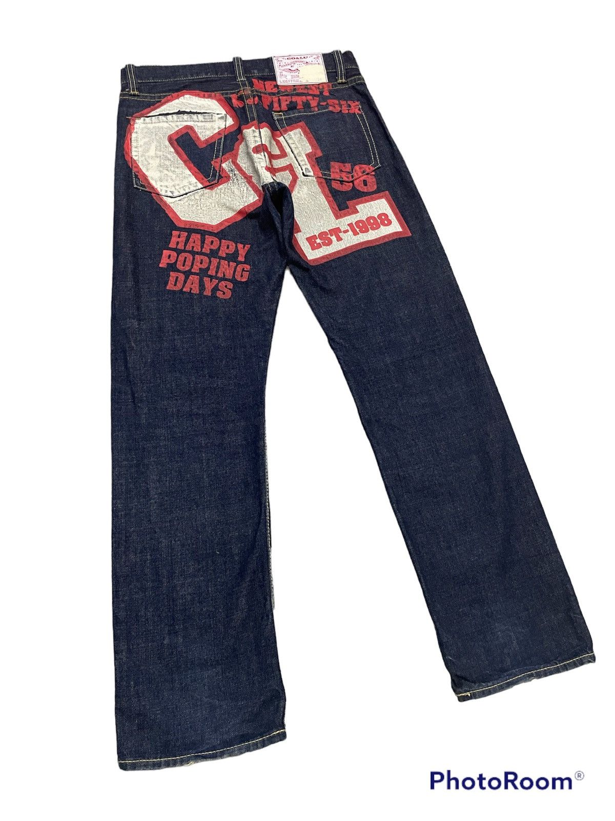 Japanese Brand × Vintage OFFER‼️VINTAGE CO&LU DAICOCK SELVEDGE LIKE EVISU JEANS Size US 32 / EU 48 - 2 Thumbnail