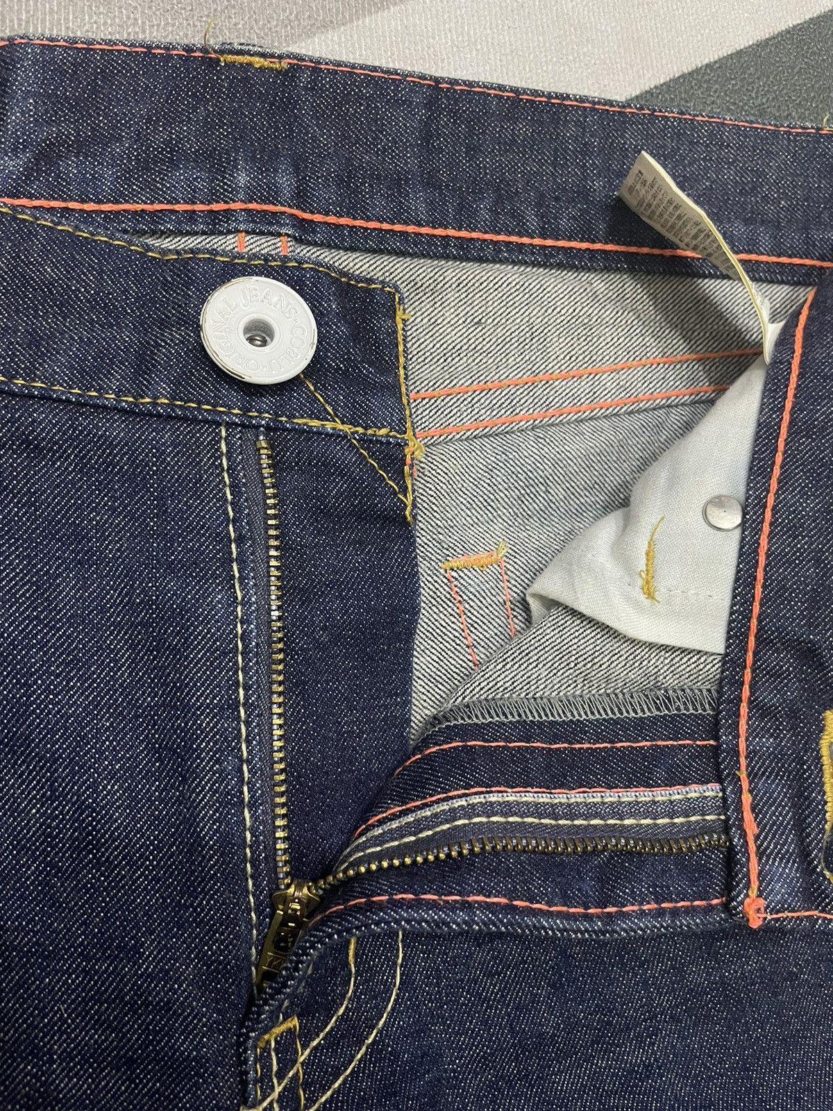Japanese Brand × Vintage OFFER‼️VINTAGE CO&LU DAICOCK SELVEDGE LIKE EVISU JEANS Size US 32 / EU 48 - 7 Thumbnail