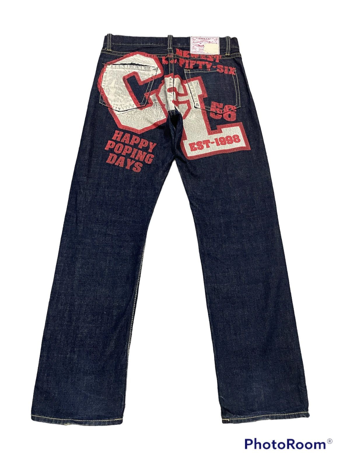 Japanese Brand × Vintage OFFER‼️VINTAGE CO&LU DAICOCK SELVEDGE LIKE EVISU JEANS Size US 32 / EU 48 - 1 Thumbnail
