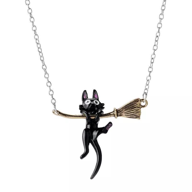Jewelry Cartoon Animal Cat Pendant Charm Necklace Size ONE SIZE - 3 Thumbnail