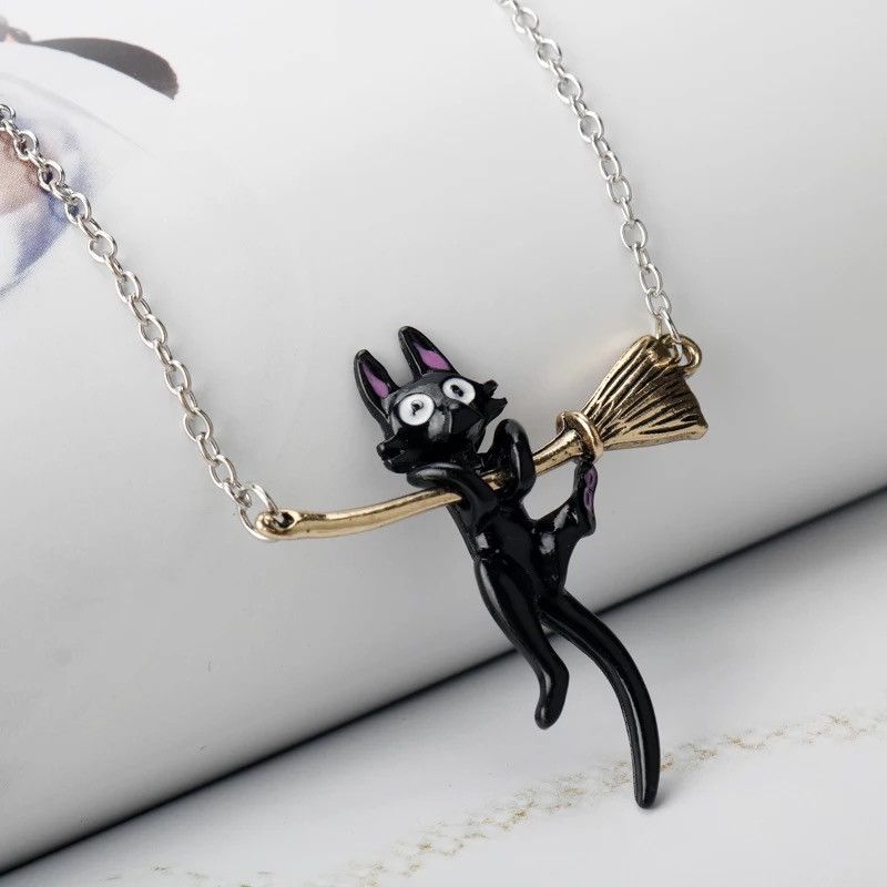 Jewelry Cartoon Animal Cat Pendant Charm Necklace Size ONE SIZE - 2 Thumbnail