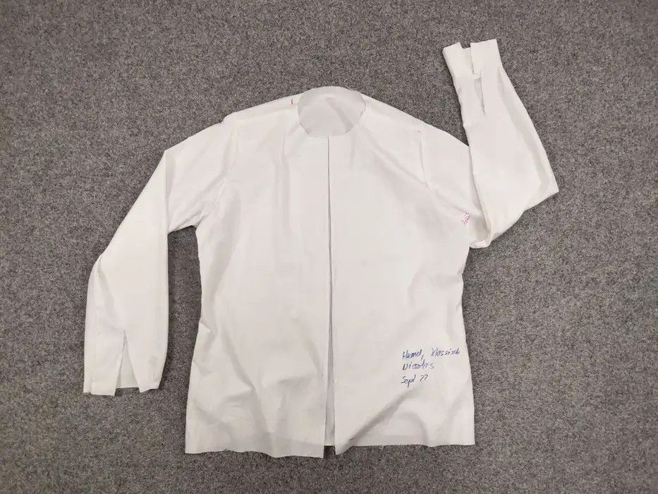 Other Manual Backlog white cotton Avant Garde Sample Shirt Size US L / EU 52-54 / 3 - 6 Thumbnail