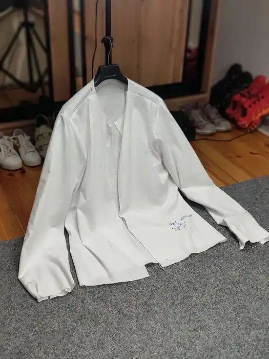 Other Manual Backlog white cotton Avant Garde Sample Shirt Size US L / EU 52-54 / 3 - 10 Thumbnail