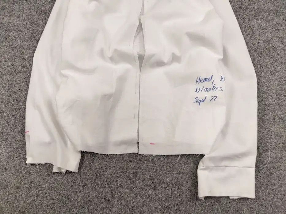 Other Manual Backlog white cotton Avant Garde Sample Shirt Size US L / EU 52-54 / 3 - 4 Thumbnail