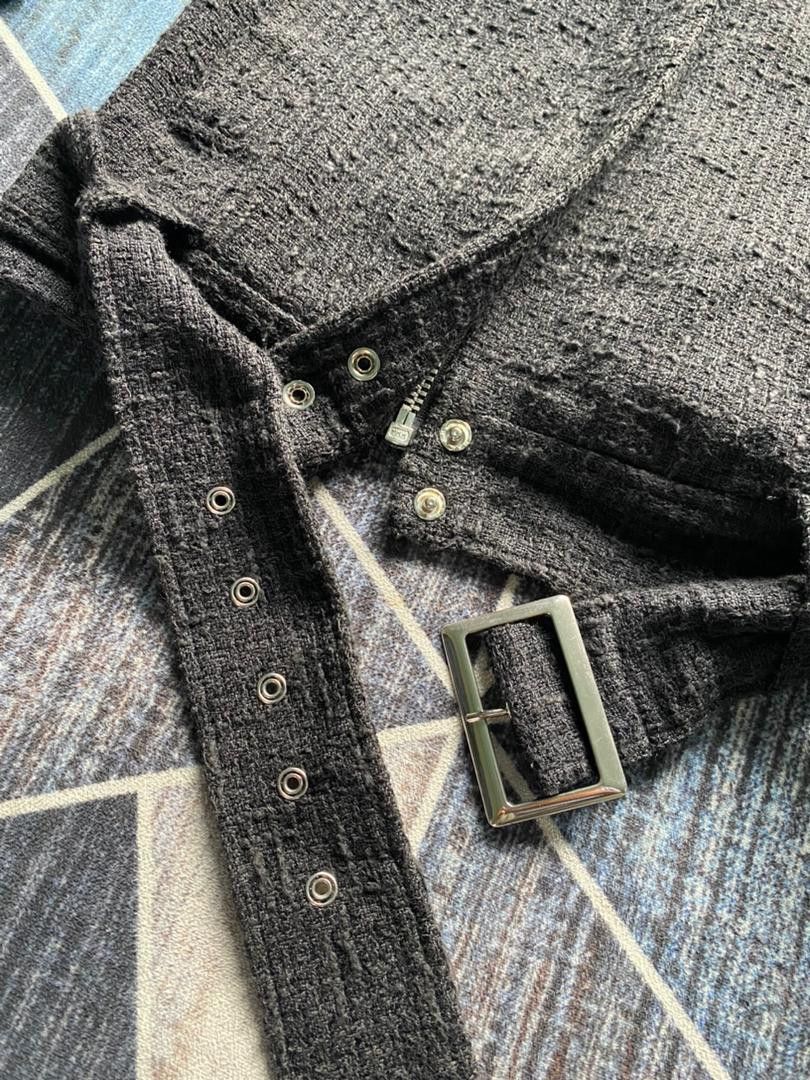 Japanese Brand INTERPLANET BUCKLE BELT BONDAGE STYLE PUNK JACKET Size XS / US 0-2 / IT 36-38 - 11 Thumbnail
