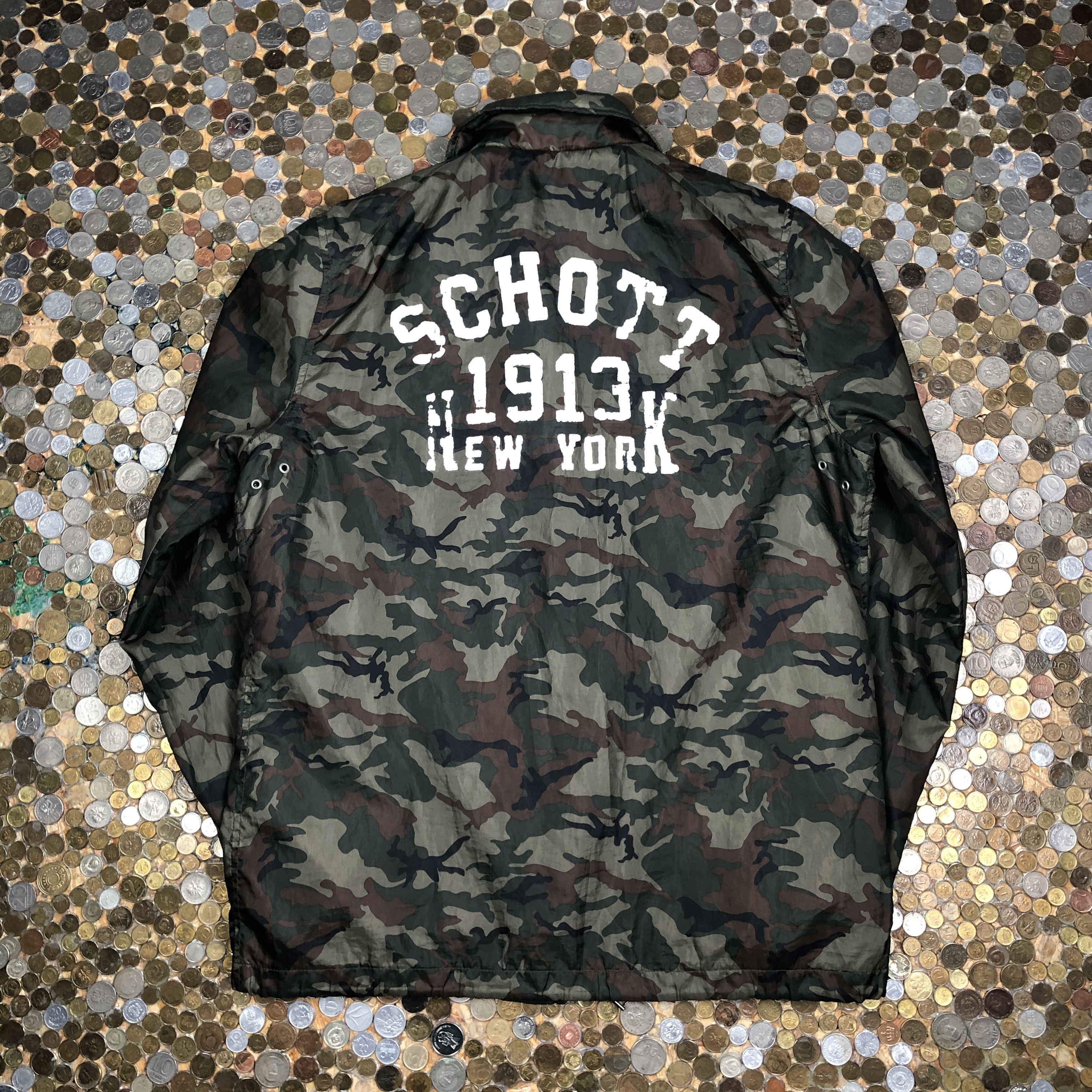 Schott Vintage light moro button jacket