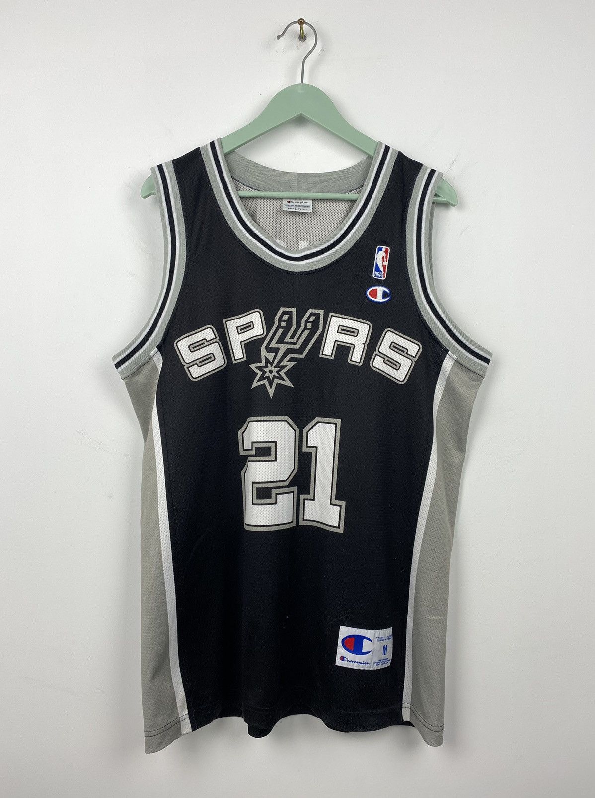 Champion Vintage San Antonio Spurs Champion 21 Duncan Jersey Lakers Size US M / EU 48-50 / 2 - 1 Thumbnail