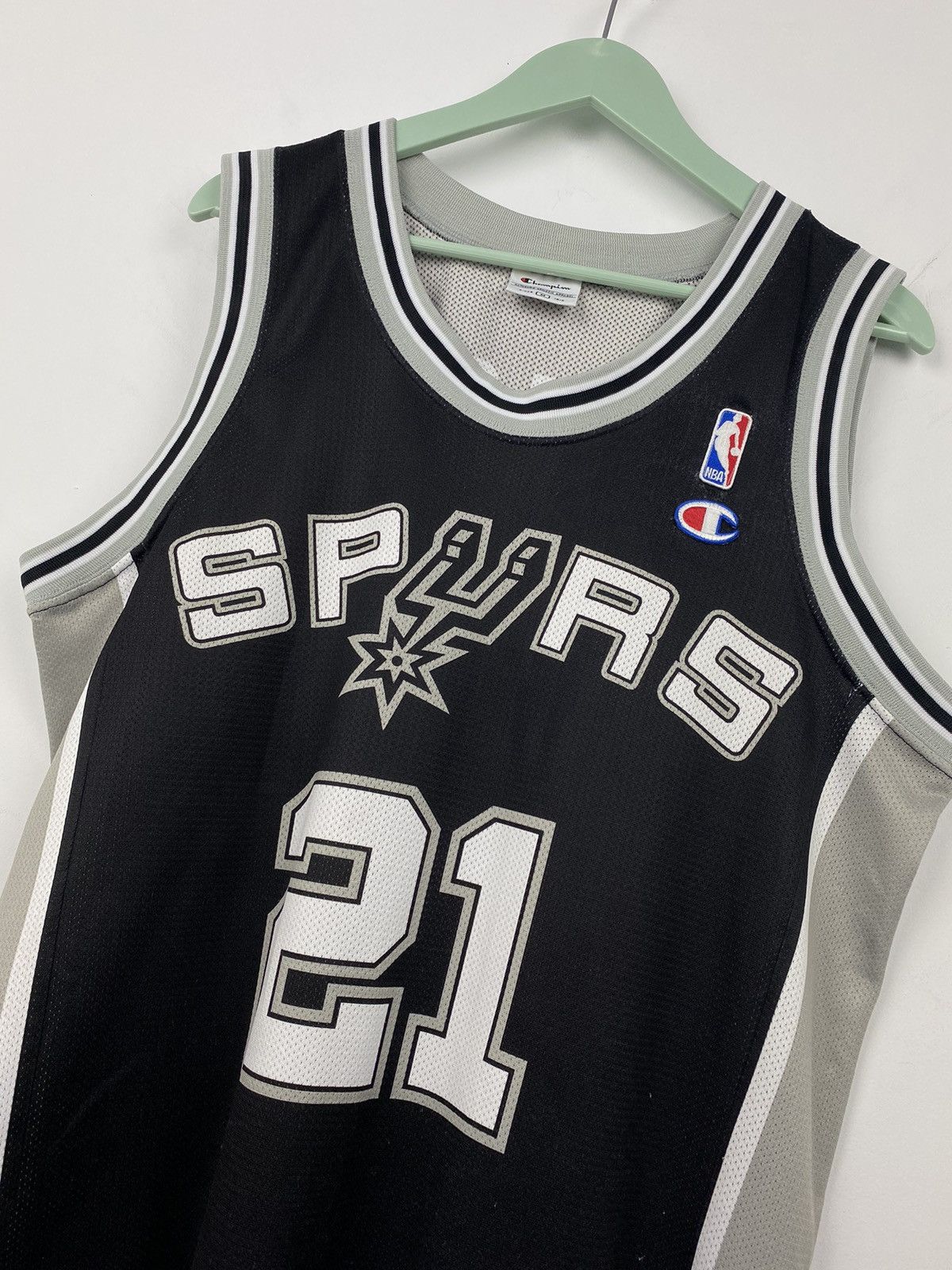Champion Vintage San Antonio Spurs Champion 21 Duncan Jersey Lakers Size US M / EU 48-50 / 2 - 2 Thumbnail