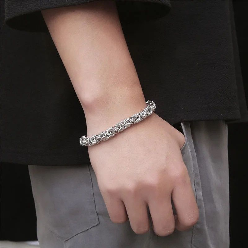 Jewelry Cuban Smooth Chain Bracelet Size ONE SIZE - 4 Thumbnail