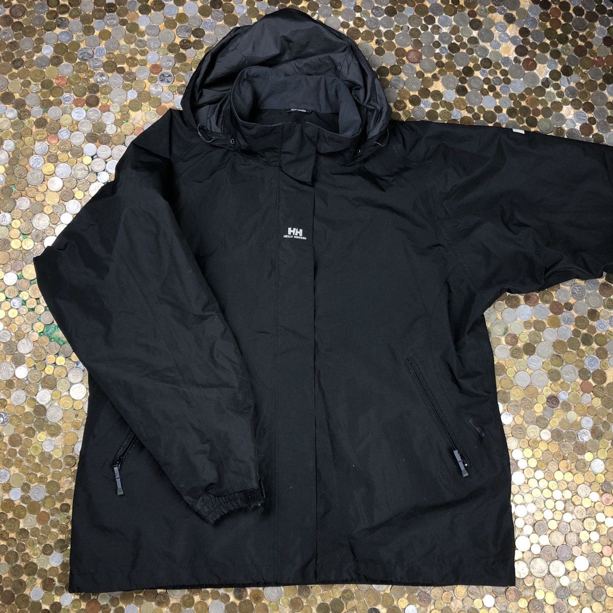 Helly Hansen × Vintage Helly Hansen Vintage light jacket with hoodie Size US XXL / EU 58 / 5 - 1 Thumbnail