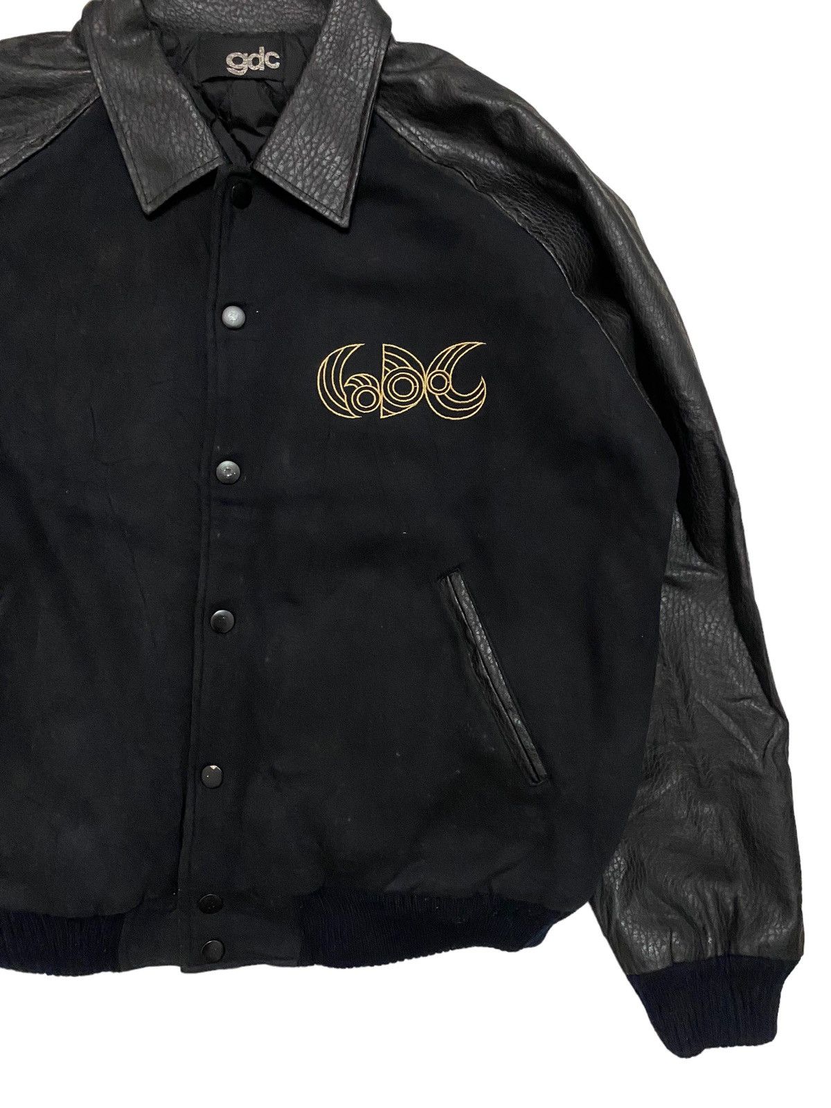 Girls Don't Cry GDC Leather Sleeve Varsity Jacket Size US L / EU 52-54 / 3 - 4 Thumbnail