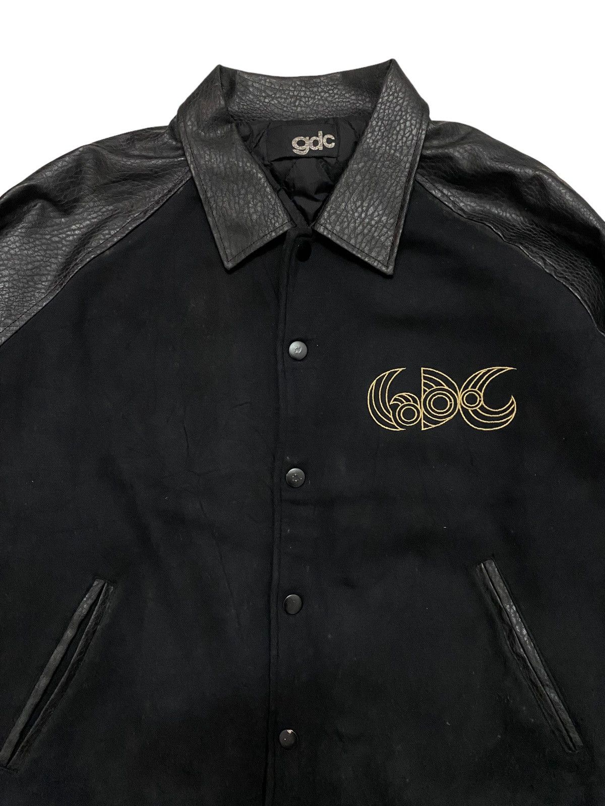 Girls Don't Cry GDC Leather Sleeve Varsity Jacket Size US L / EU 52-54 / 3 - 5 Thumbnail