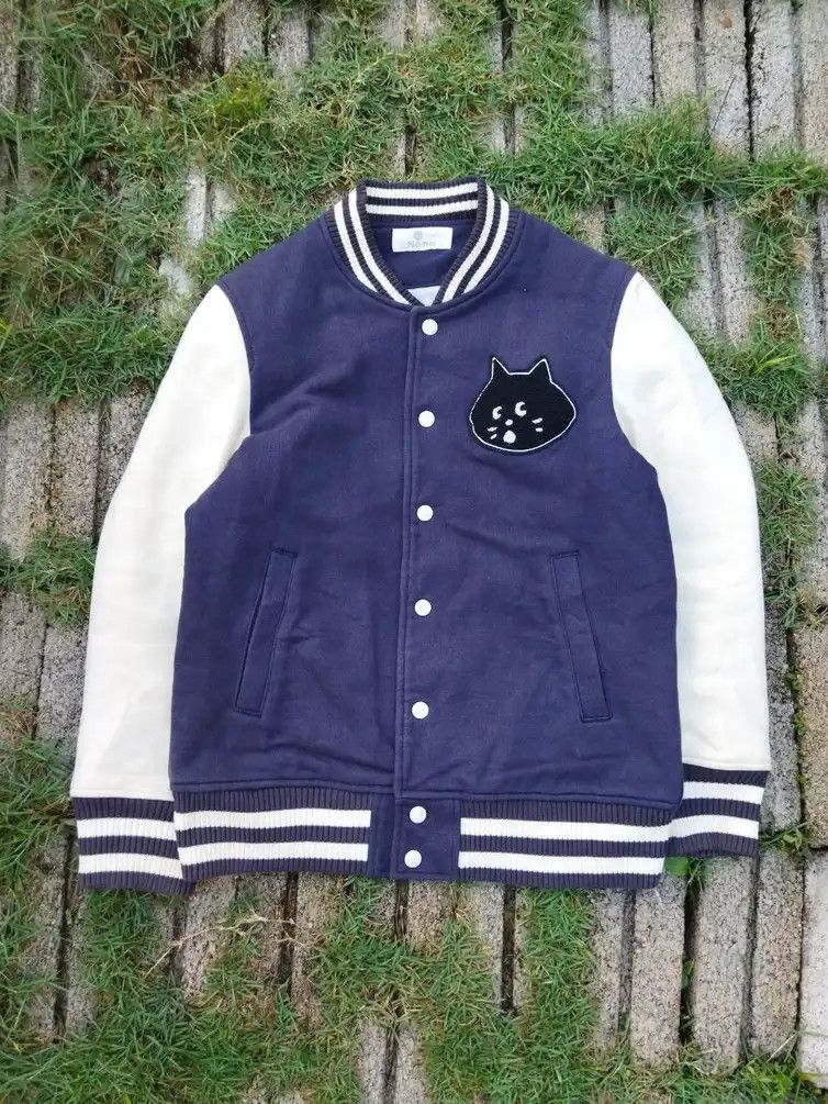 Issey Miyake Vintage Ne-Net Issey Miyake Cat Varsity Jacket Size US M / EU 48-50 / 2 - 14 Thumbnail
