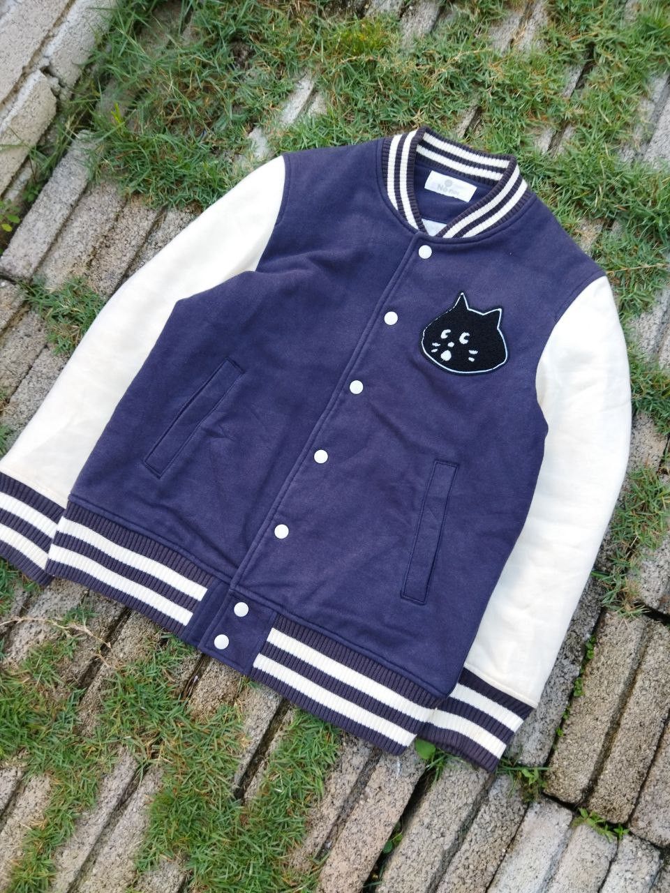 Issey Miyake Vintage Ne-Net Issey Miyake Cat Varsity Jacket Size US M / EU 48-50 / 2 - 1 Thumbnail