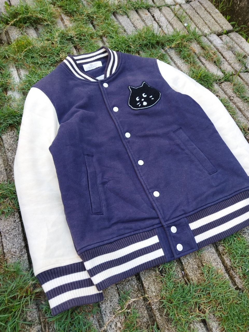 Issey Miyake Vintage Ne-Net Issey Miyake Cat Varsity Jacket Size US M / EU 48-50 / 2 - 2 Thumbnail
