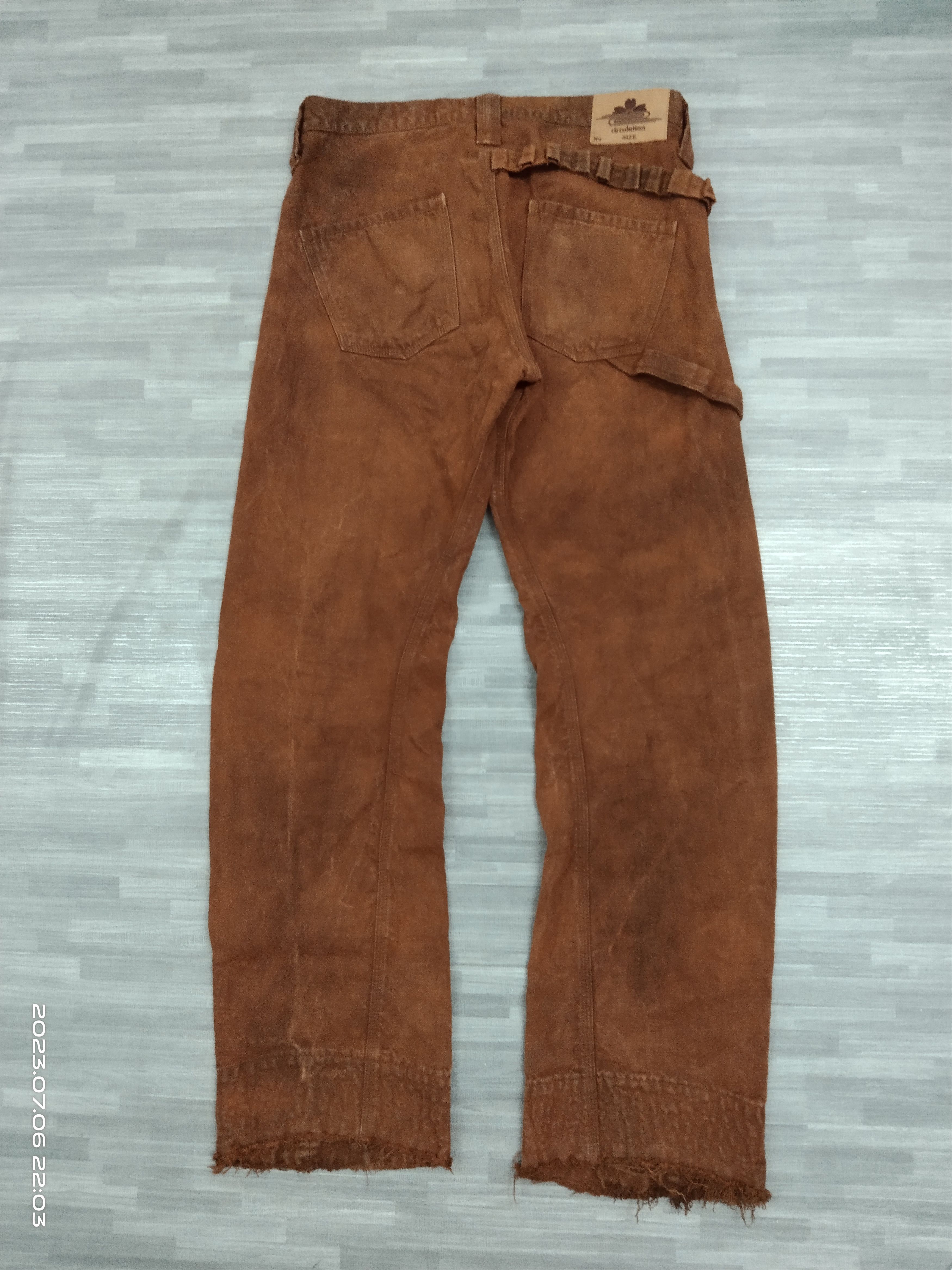 Other SICK TWIST CIRCULATION DENIM PANTS Size US 30 / EU 46 - 3 Thumbnail
