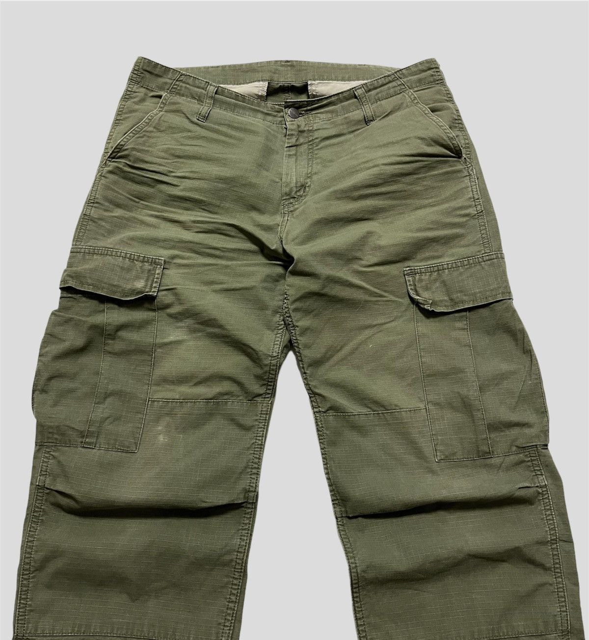 Carhartt Carhartt Khaki Cargo Pants Vintage Size US 34 / EU 50 - 5 Thumbnail
