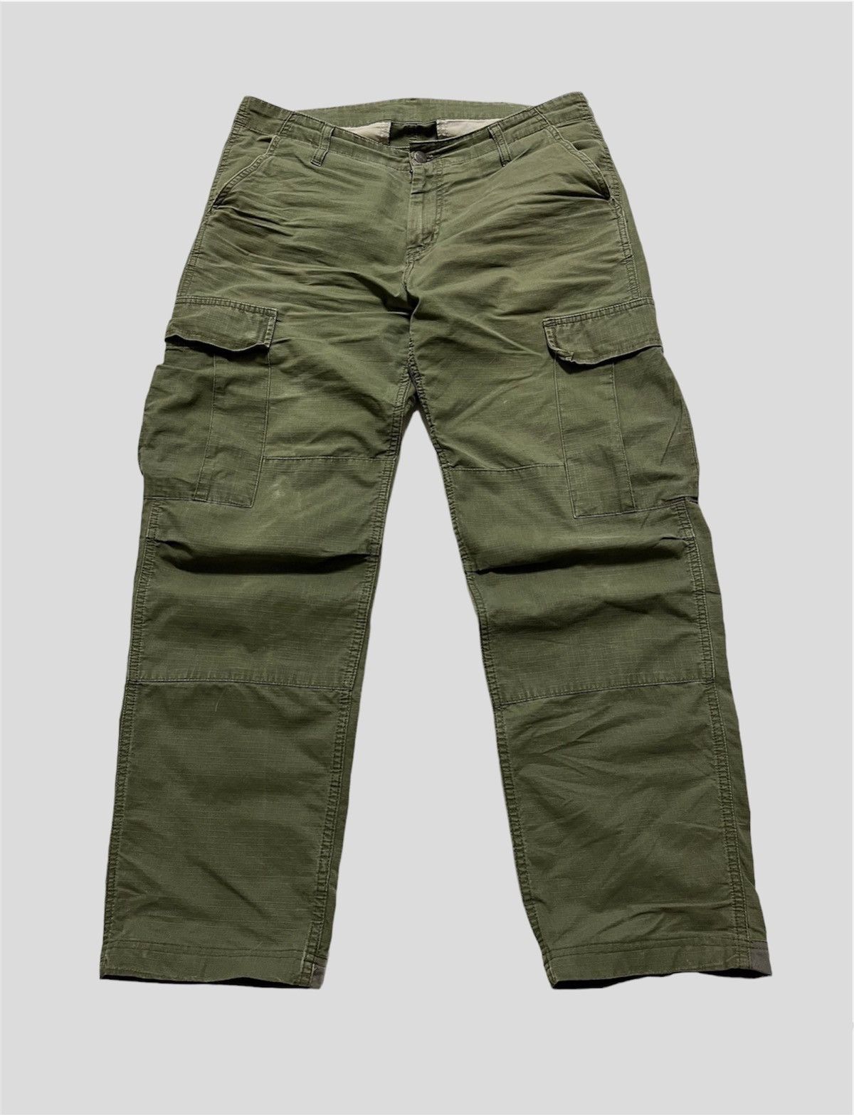 Carhartt Carhartt Khaki Cargo Pants Vintage Size US 34 / EU 50 - 2 Thumbnail