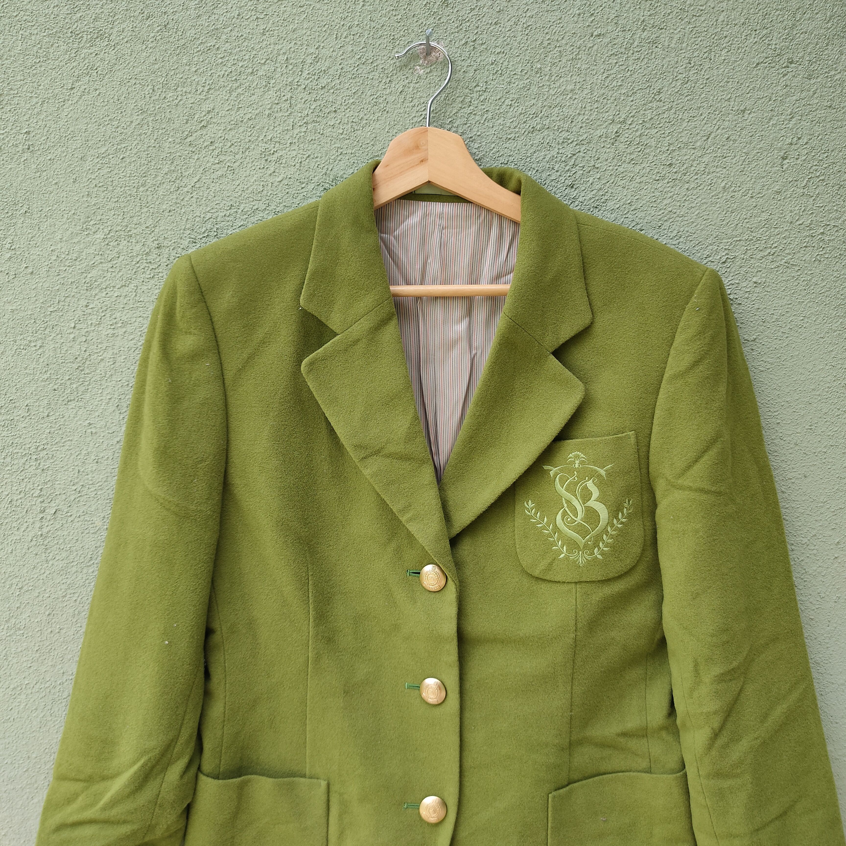 Burberry Vintage BURBERRYS Embroidery Logo Coat Jacket Size US S / EU 44-46 / 1 - 5 Thumbnail