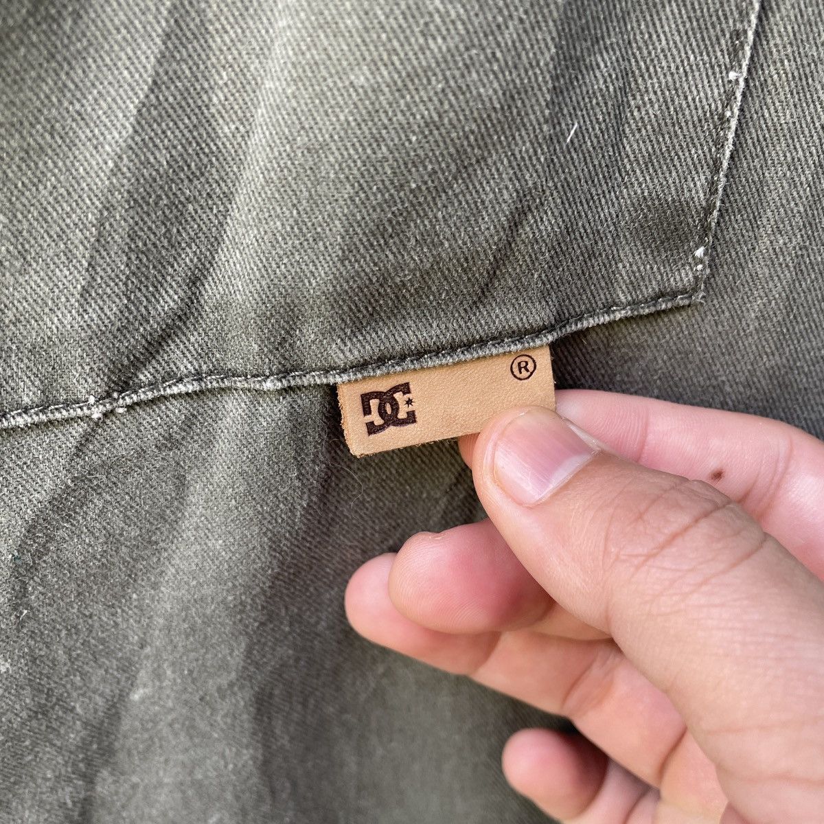 Japanese Brand Vintage DC Faded Nice Design Like Cargo Pants Size US 34 / EU 50 - 7 Thumbnail