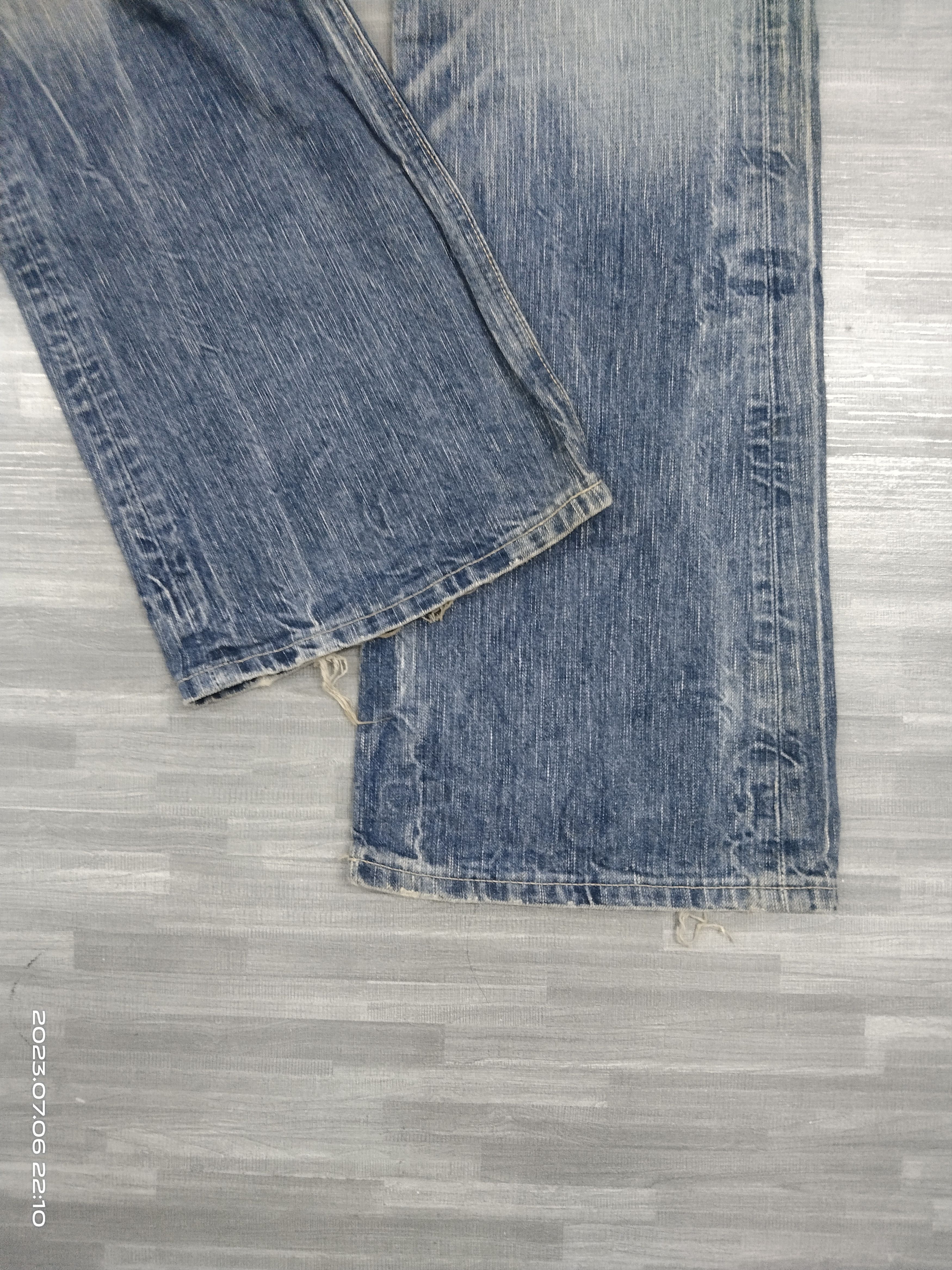 Edwin FLARE SICK BLUE TRIP🇯🇵DENIM PANTS Size US 33 - 7 Thumbnail