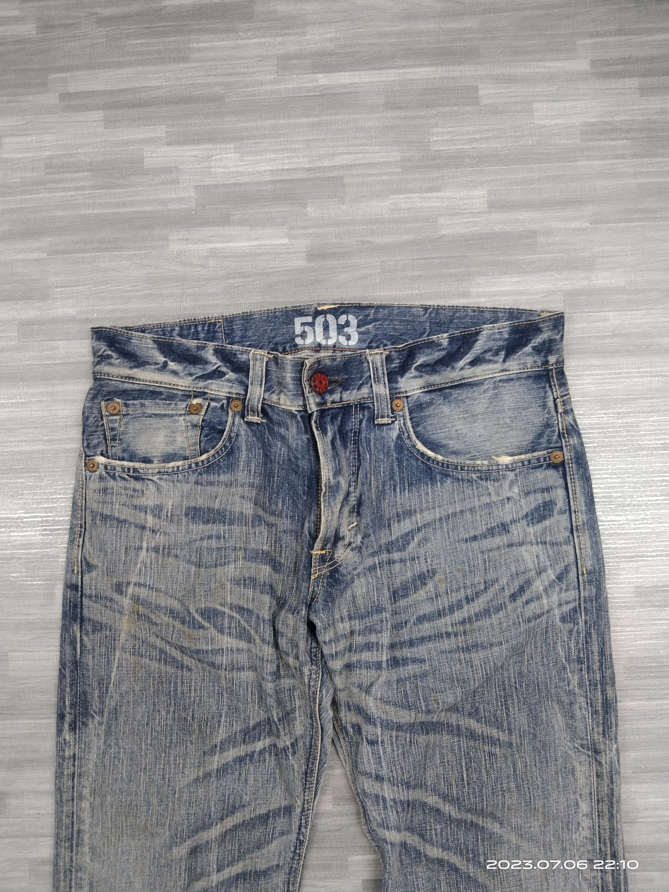 Edwin FLARE SICK BLUE TRIP🇯🇵DENIM PANTS Size US 33 - 4 Thumbnail