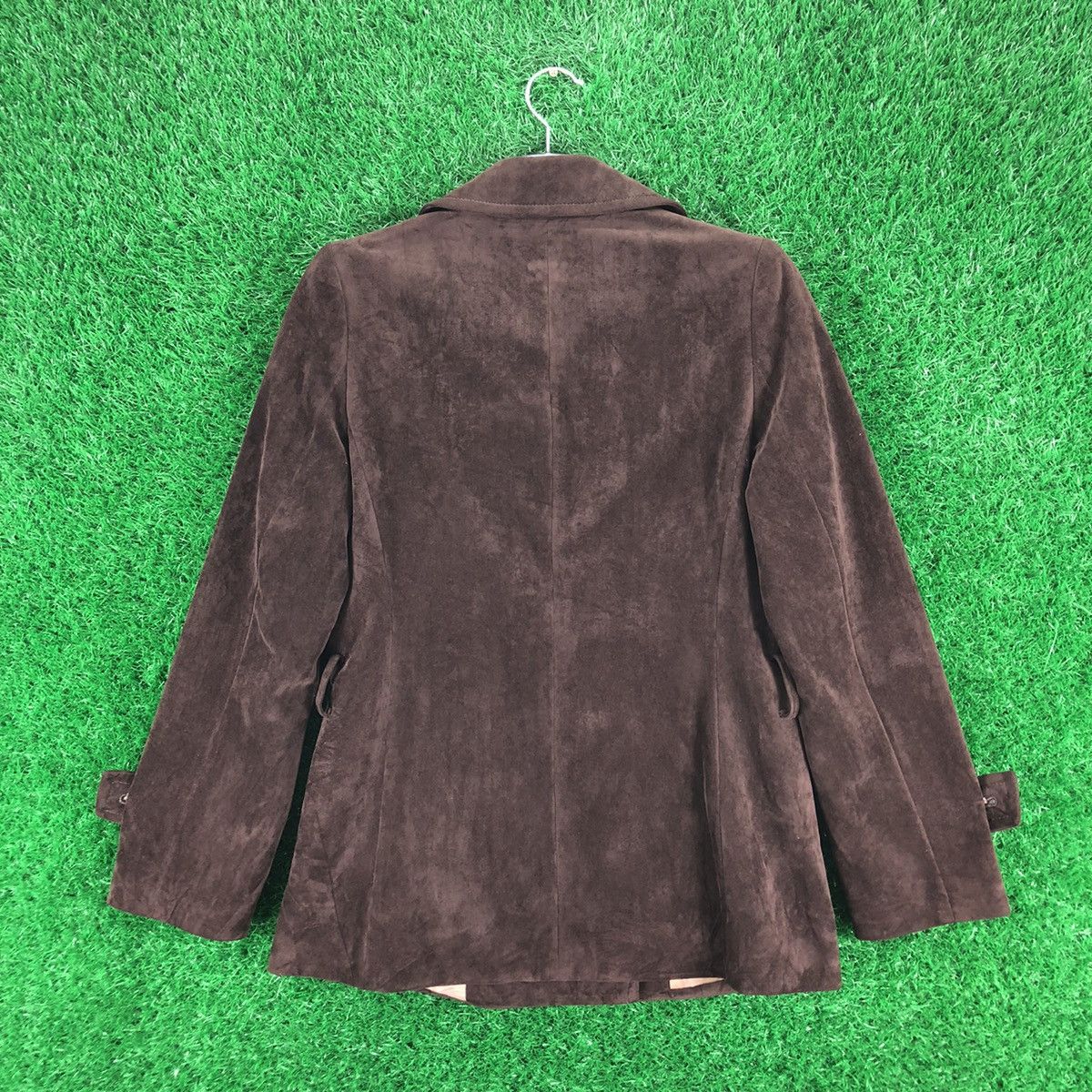 Yohji Yamamoto Vintage INÉD Velvet Pea Coat for Women by Yohji Yamamoto Size XS / US 0-2 / IT 36-38 - 4 Thumbnail