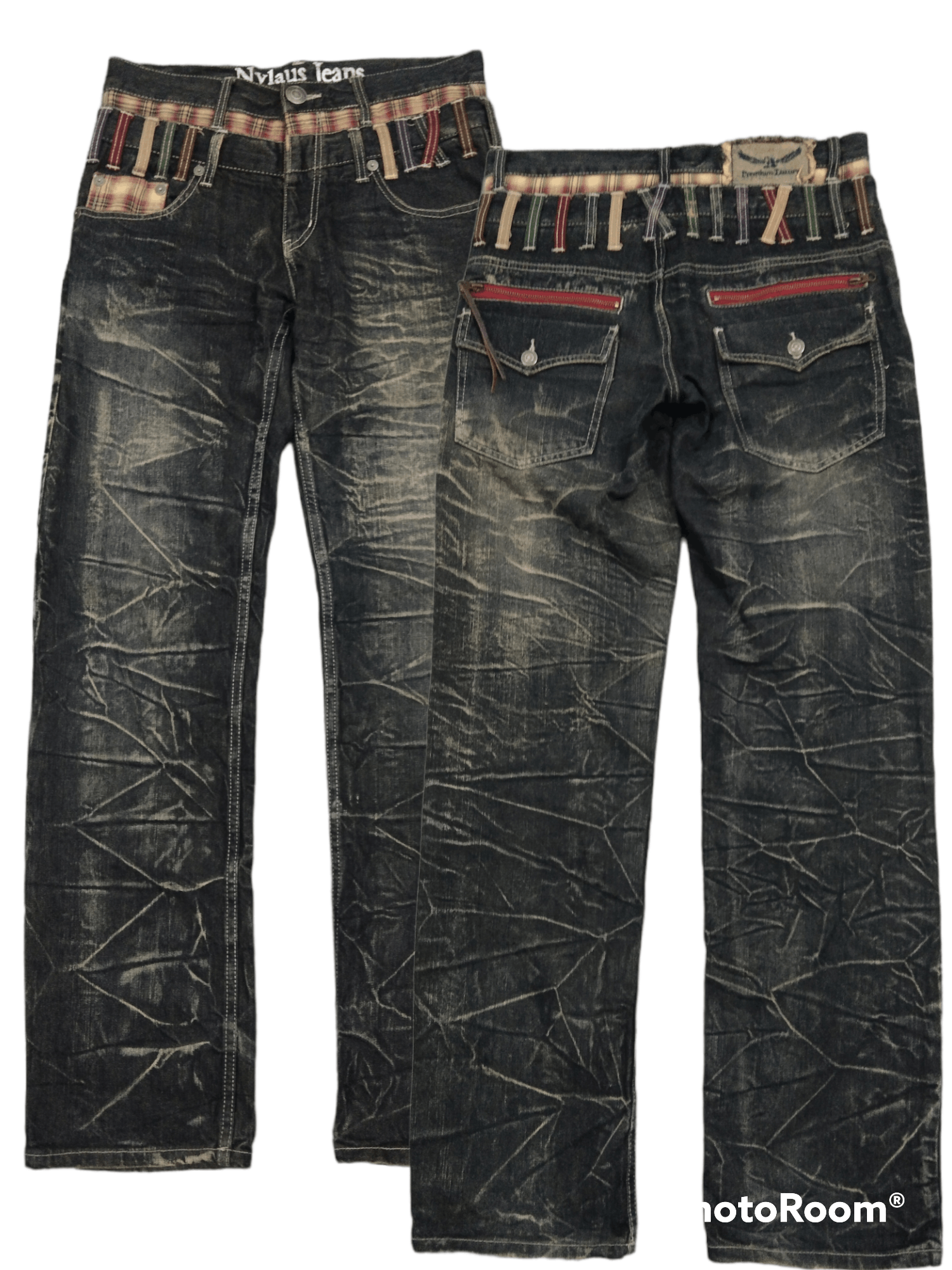 Yohji Yamamoto 20AW Left And Right Check Pants