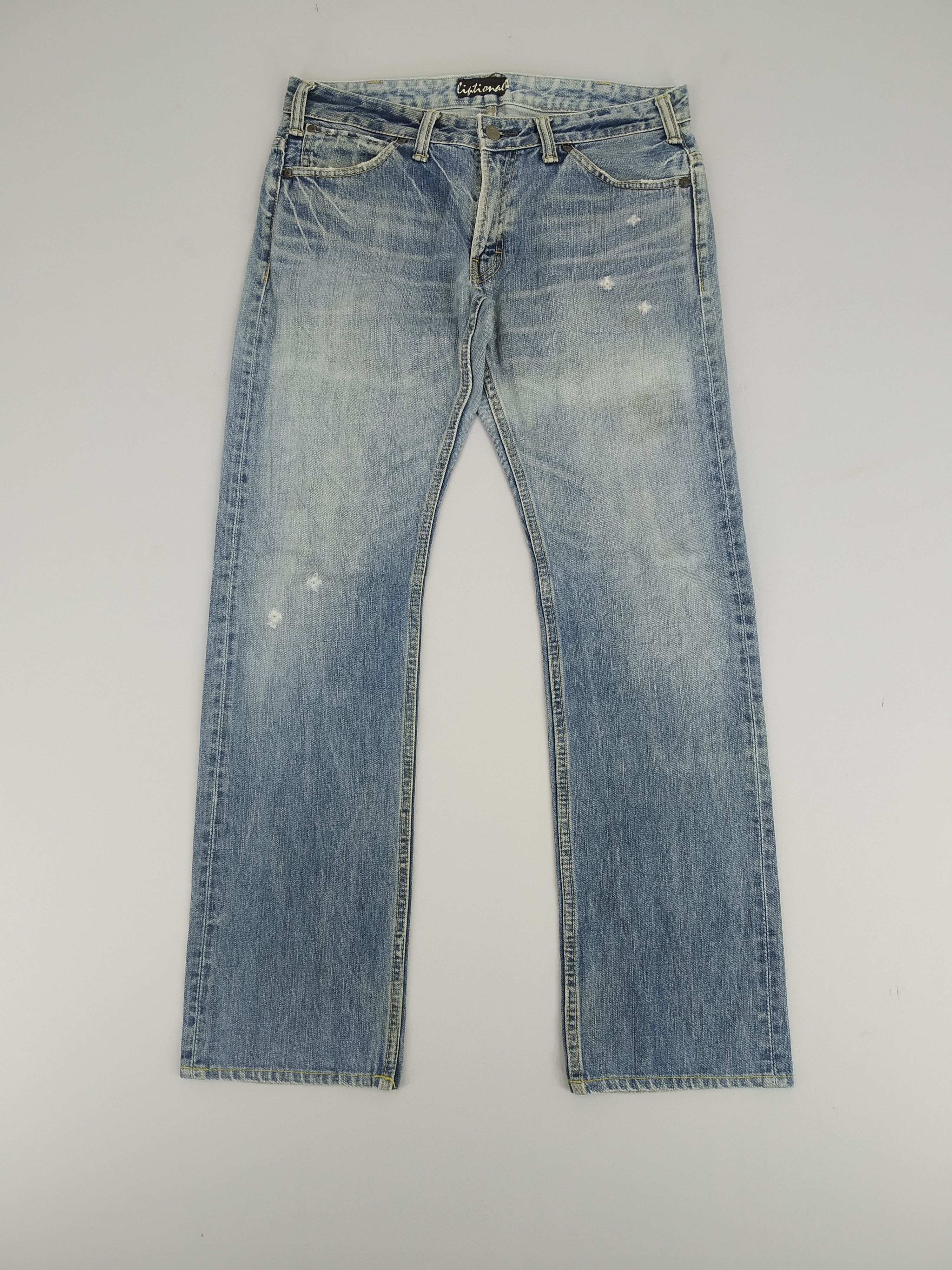 Denime W33 Vintage Unbranded Stone Wash Denim Jeans Faded Blue Size US 33 - 1 Thumbnail