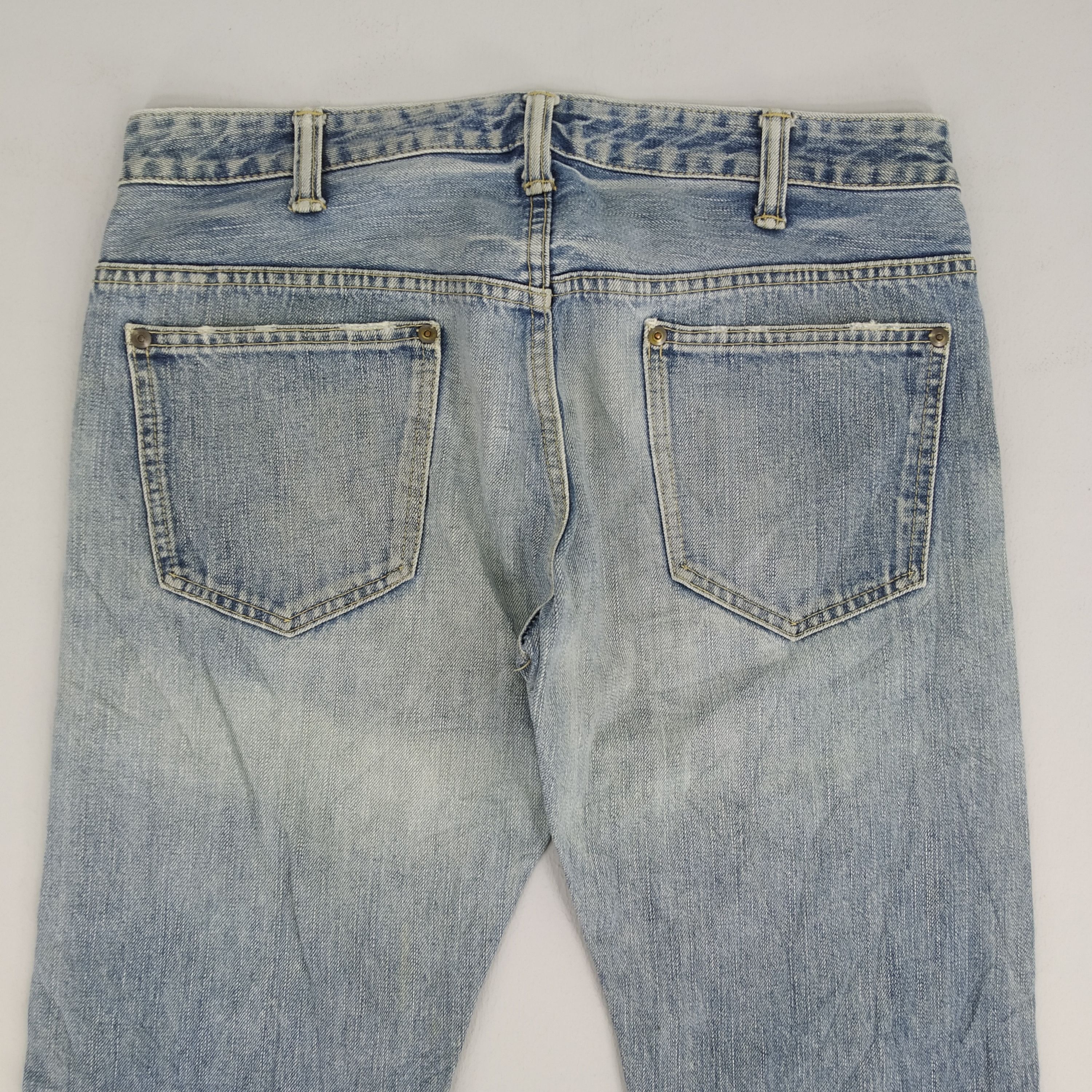 Denime W33 Vintage Unbranded Stone Wash Denim Jeans Faded Blue Size US 33 - 13 Thumbnail