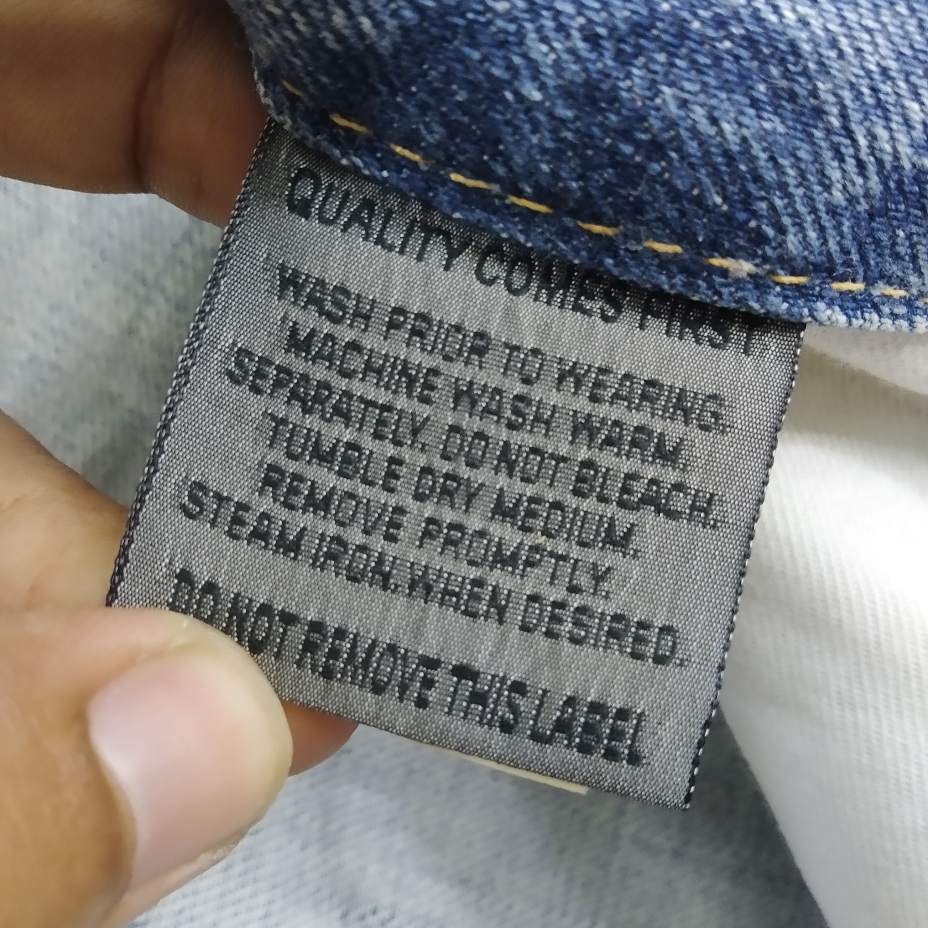 Denime W33 Vintage Unbranded Stone Wash Denim Jeans Faded Blue Size US 33 - 9 Thumbnail