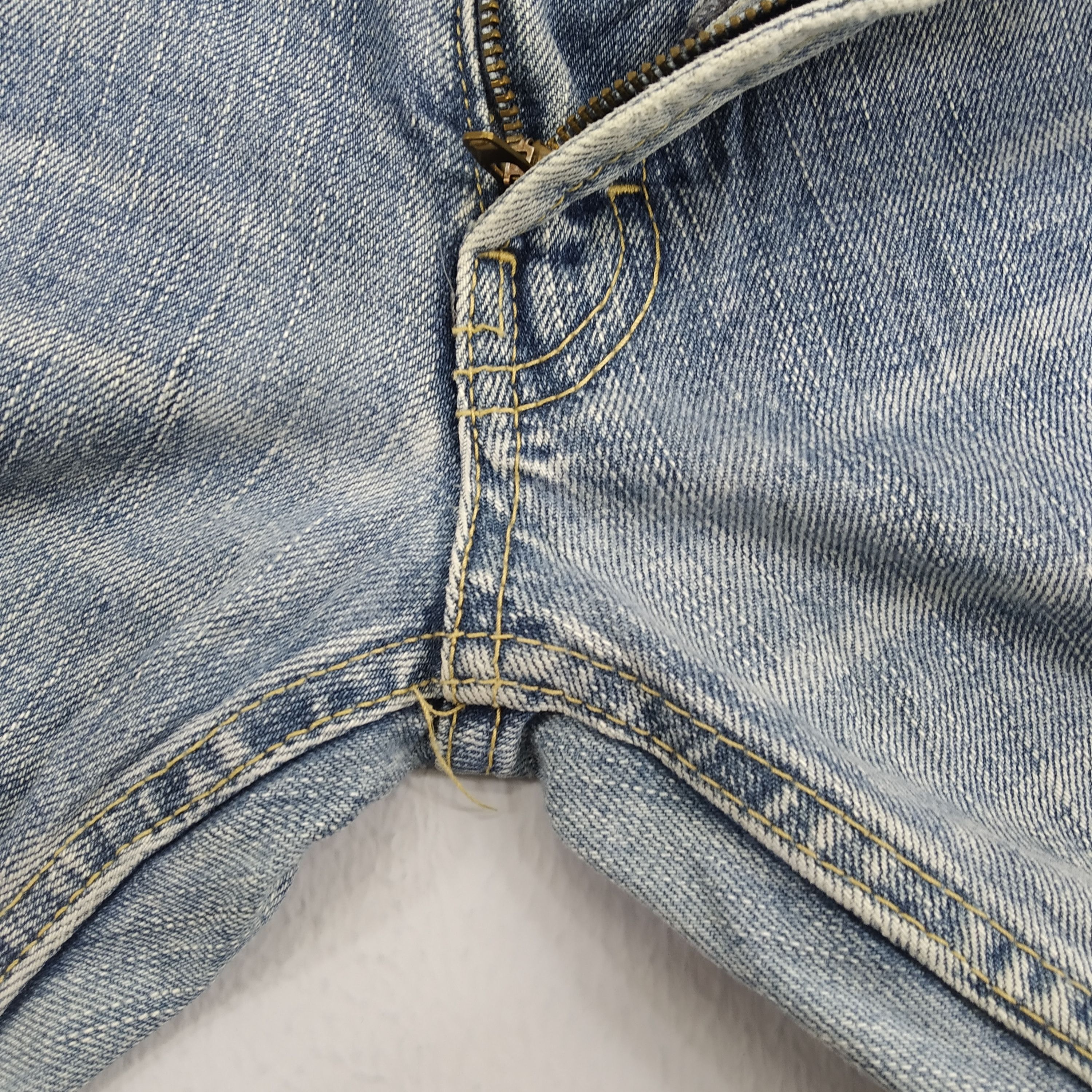 Denime W33 Vintage Unbranded Stone Wash Denim Jeans Faded Blue Size US 33 - 10 Thumbnail
