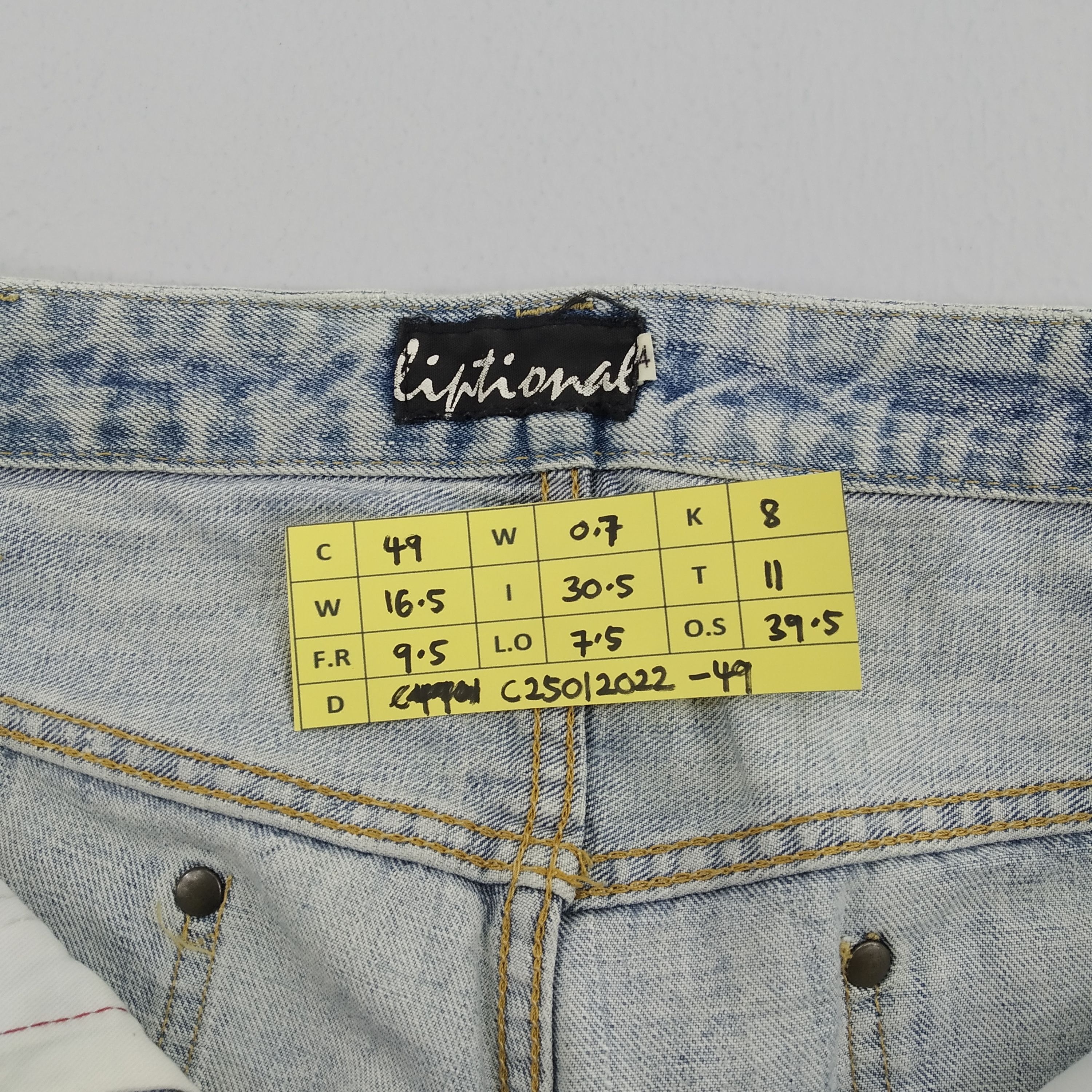 Denime W33 Vintage Unbranded Stone Wash Denim Jeans Faded Blue Size US 33 - 14 Thumbnail
