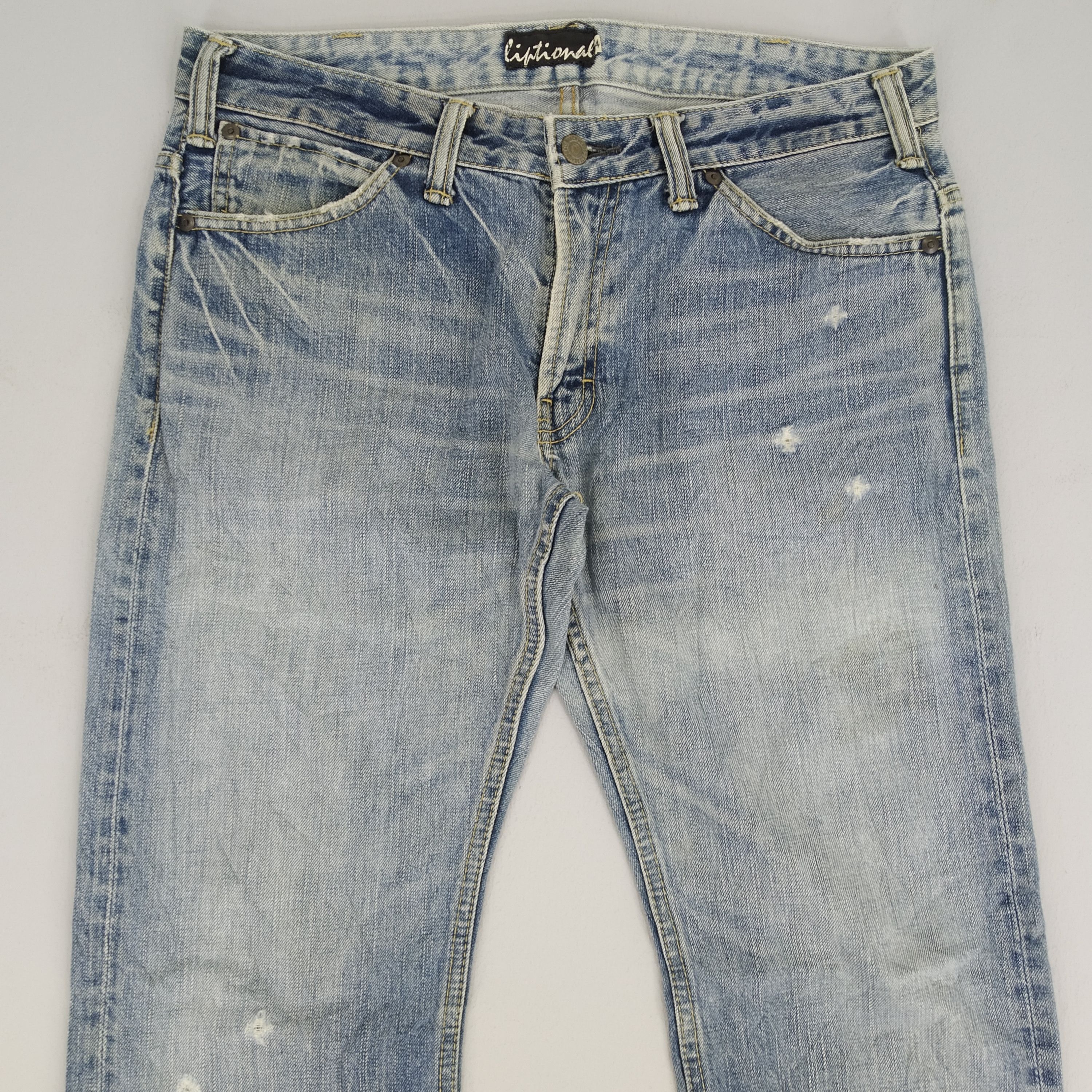 Denime W33 Vintage Unbranded Stone Wash Denim Jeans Faded Blue Size US 33 - 7 Thumbnail