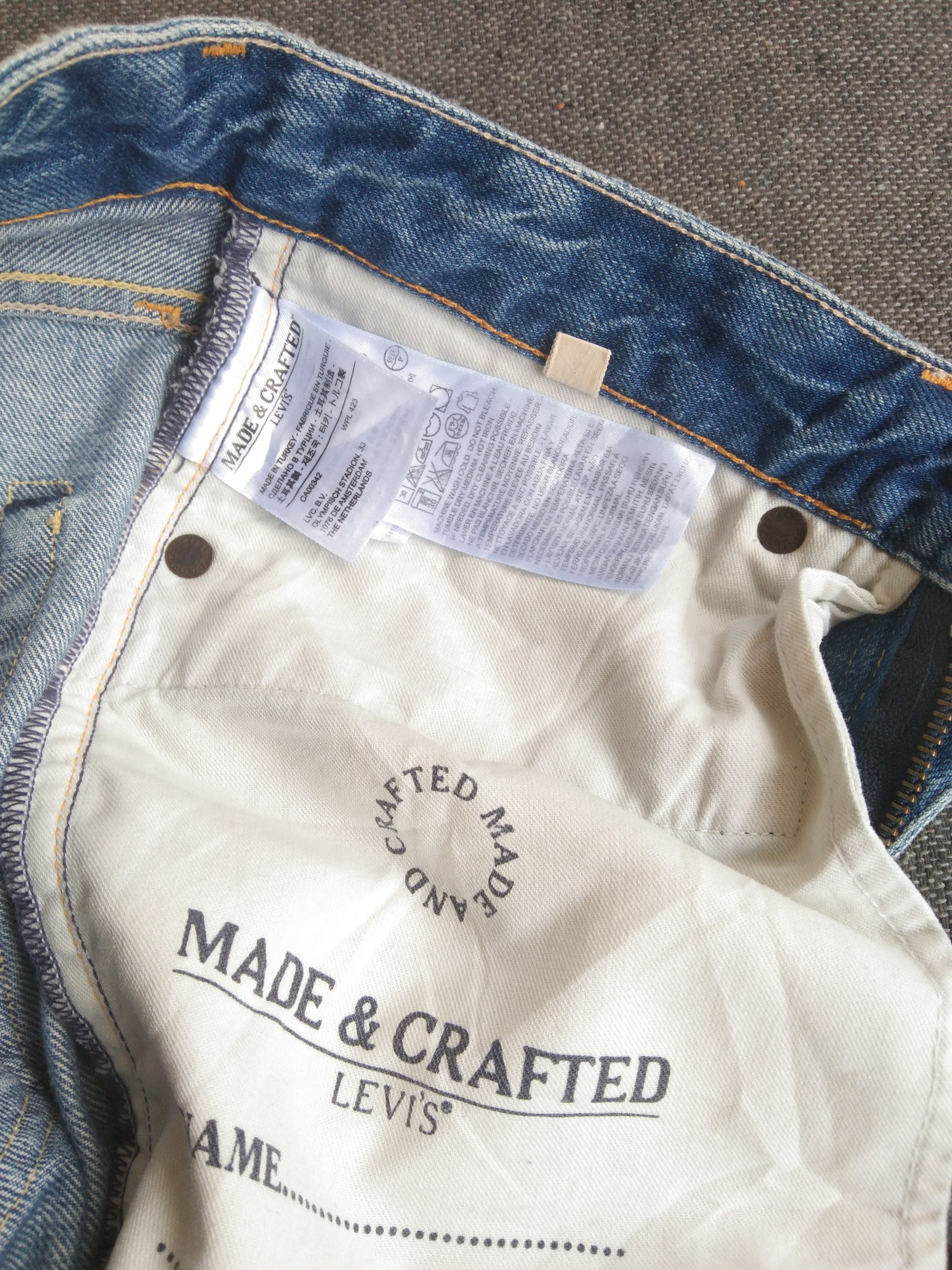Levi's Made & Crafted Vintage Levi's Made & Crafted Faded Blue Distressed Jeans Size US 29 - 10 Thumbnail