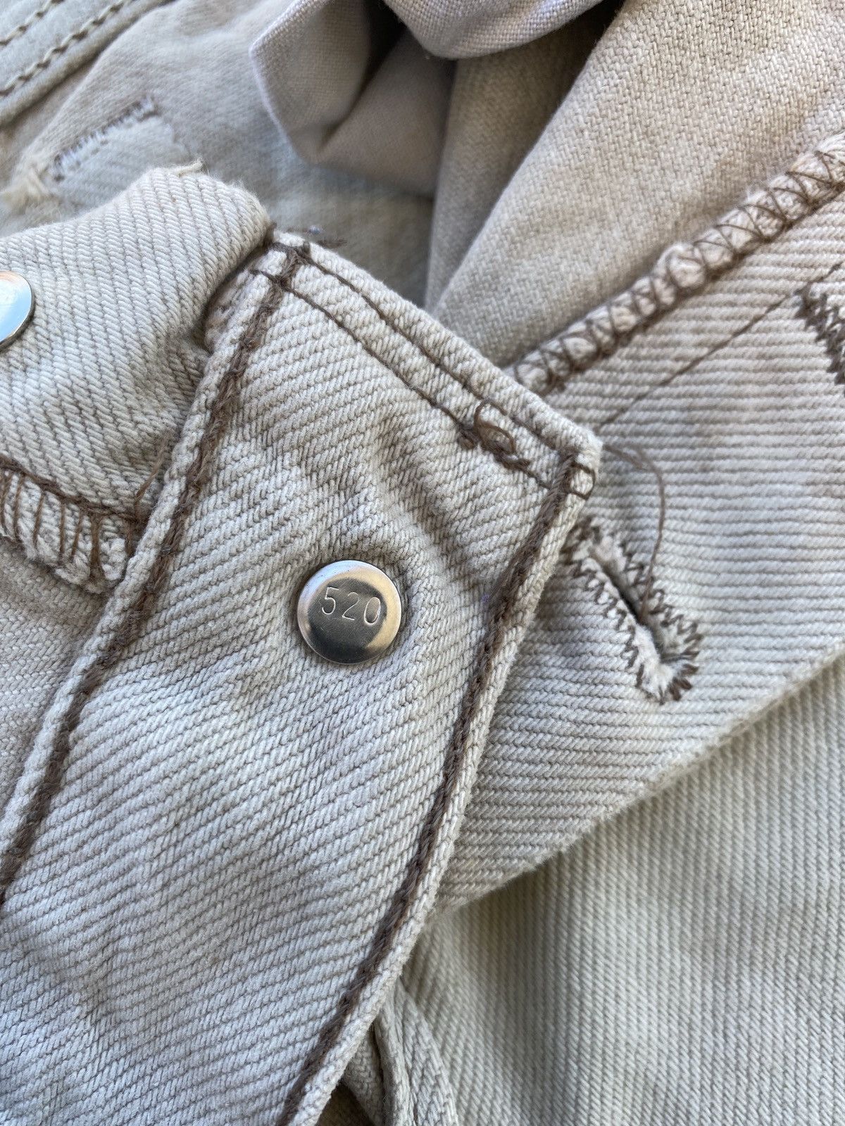 Jean × Levi's × Vintage 90s VINTAGE LEVIS 501 DISTRESSED JEANS-J376 Size US 33 - 6 Thumbnail
