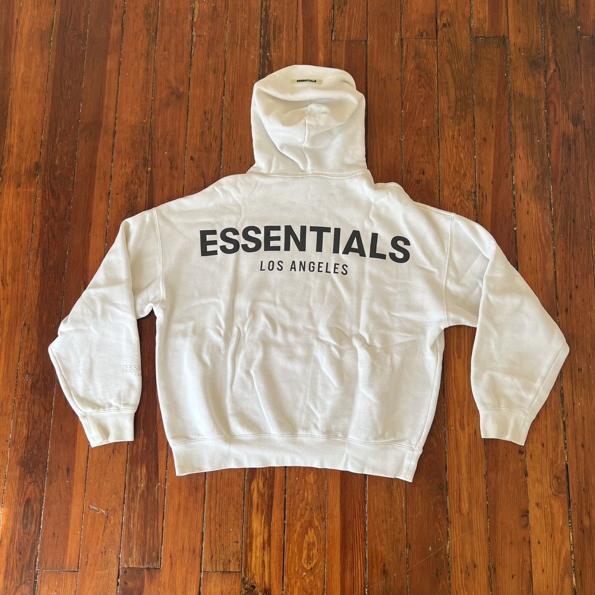 Pacsun FEAR OF GOD ESSENTIALS HOODIE REAR LOGO | Grailed