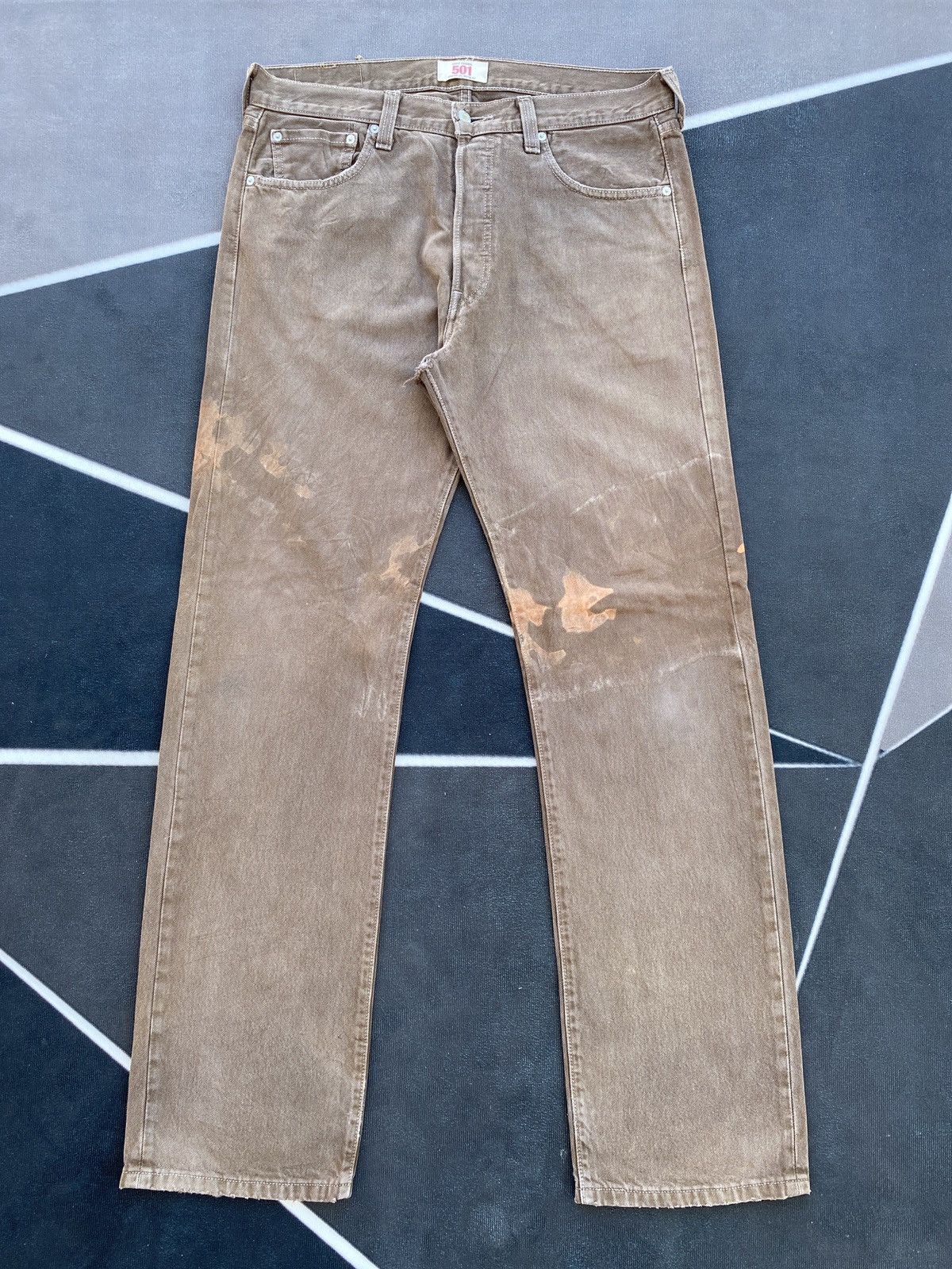 Jean × Levi's × Vintage VINTAGE LEVIS 501 JEANS-J377 Size US 36 / EU 52 - 1 Thumbnail