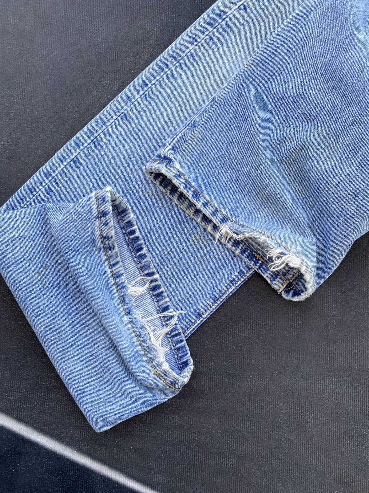 Jean × Levi's × Vintage VINTAGE DISTRESSED LEVIS 501 JEANS-J378 Size US 34 / EU 50 - 12 Thumbnail