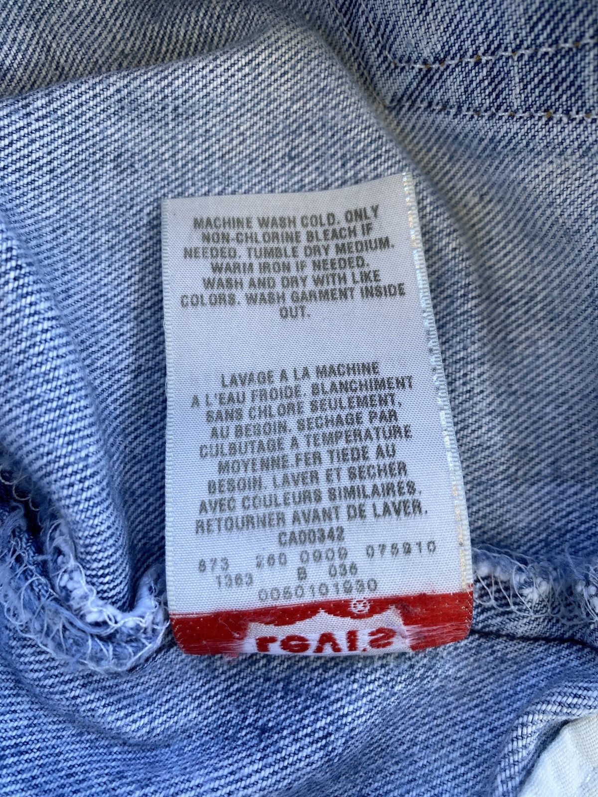 Jean × Levi's × Vintage VINTAGE DISTRESSED LEVIS 501 JEANS-J378 Size US 34 / EU 50 - 9 Thumbnail