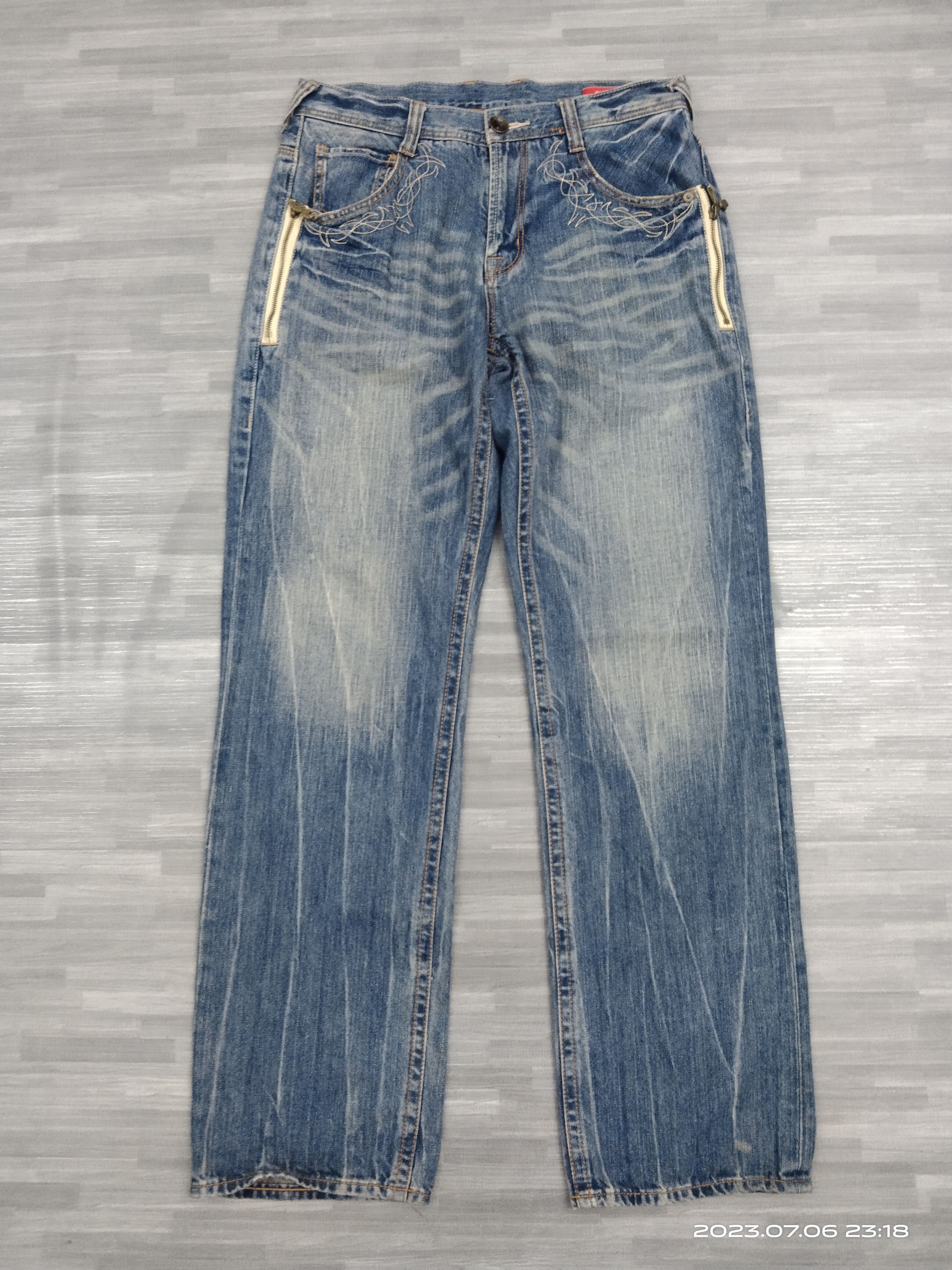 If Six Was Nine WASHED BLUE AVAIL DENIM PANTS Size US 31 - 2 Thumbnail
